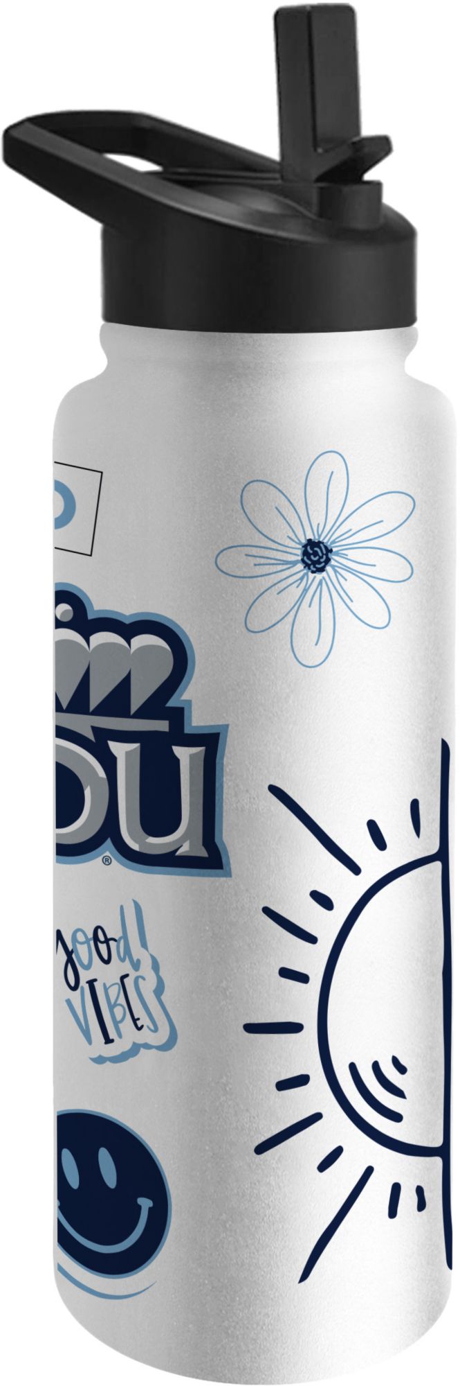 Logo Brands Old Dominion Monarchs 34 oz. Stainless Steel Native Quencher Bottle product image