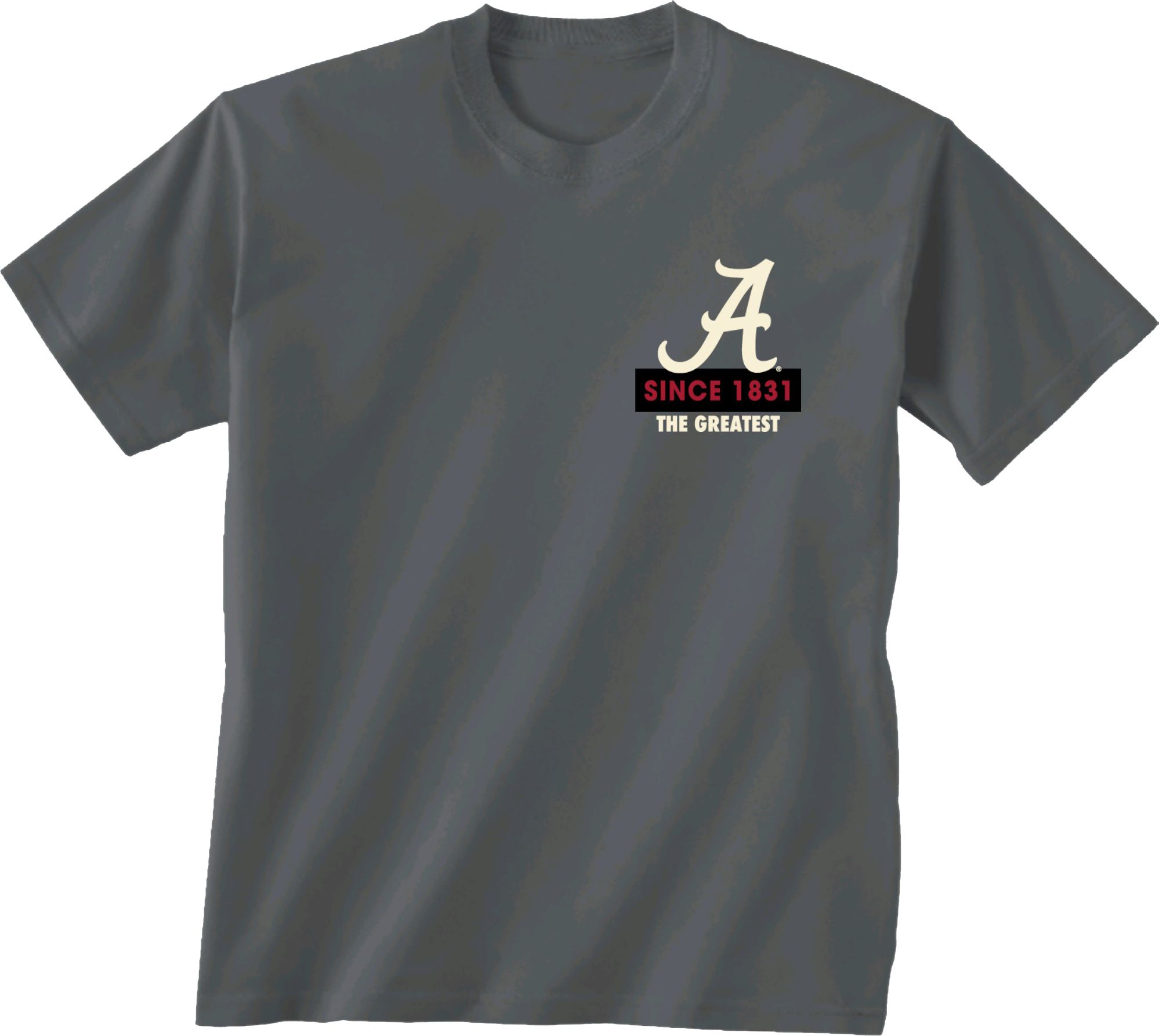 New World Graphics Men's Alabama Crimson Tide Grey G.O.A.T. T-Shirt product image