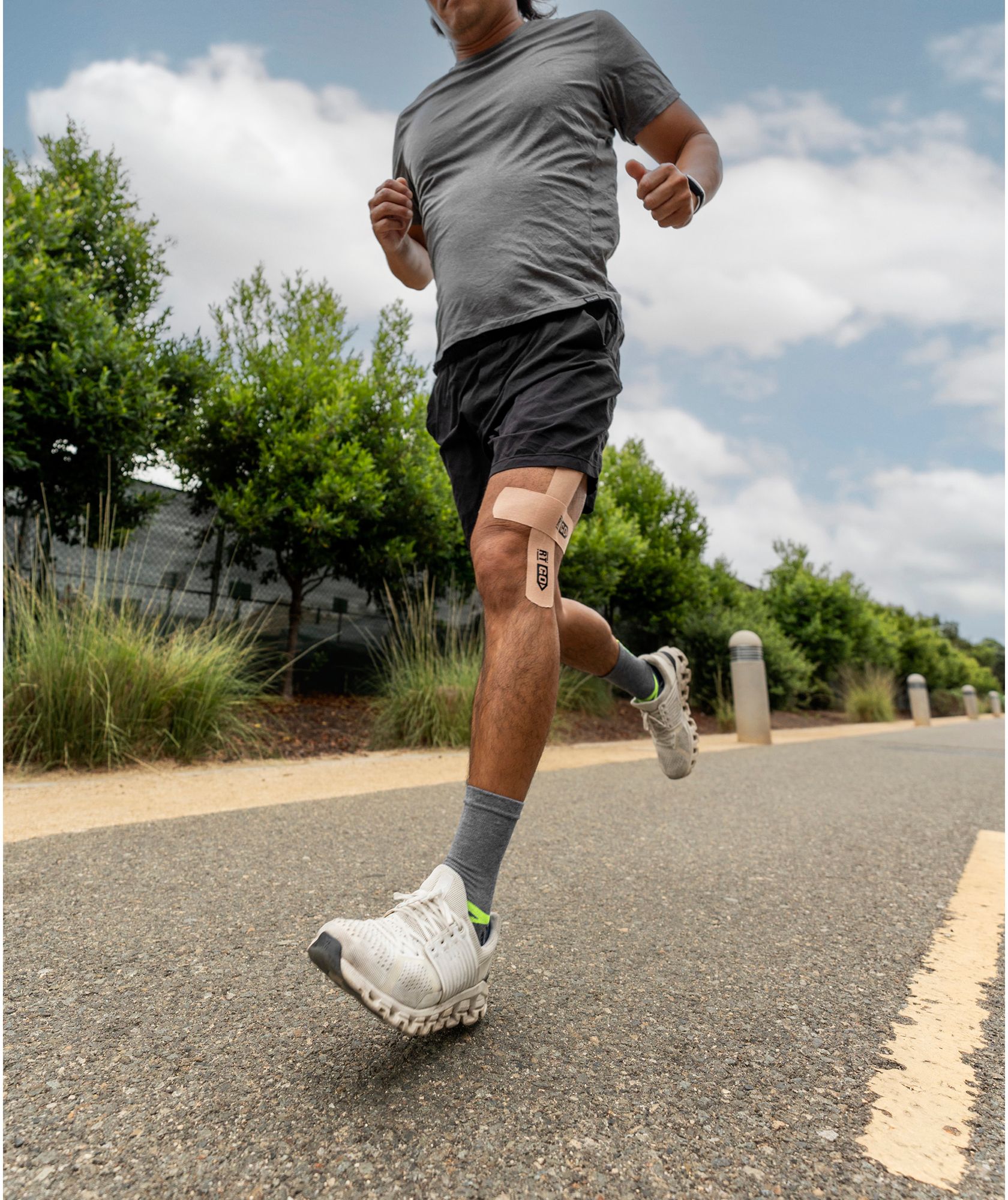 RockTape GO Extra-Sticky Pre-Cut Kinesiology Tape product image