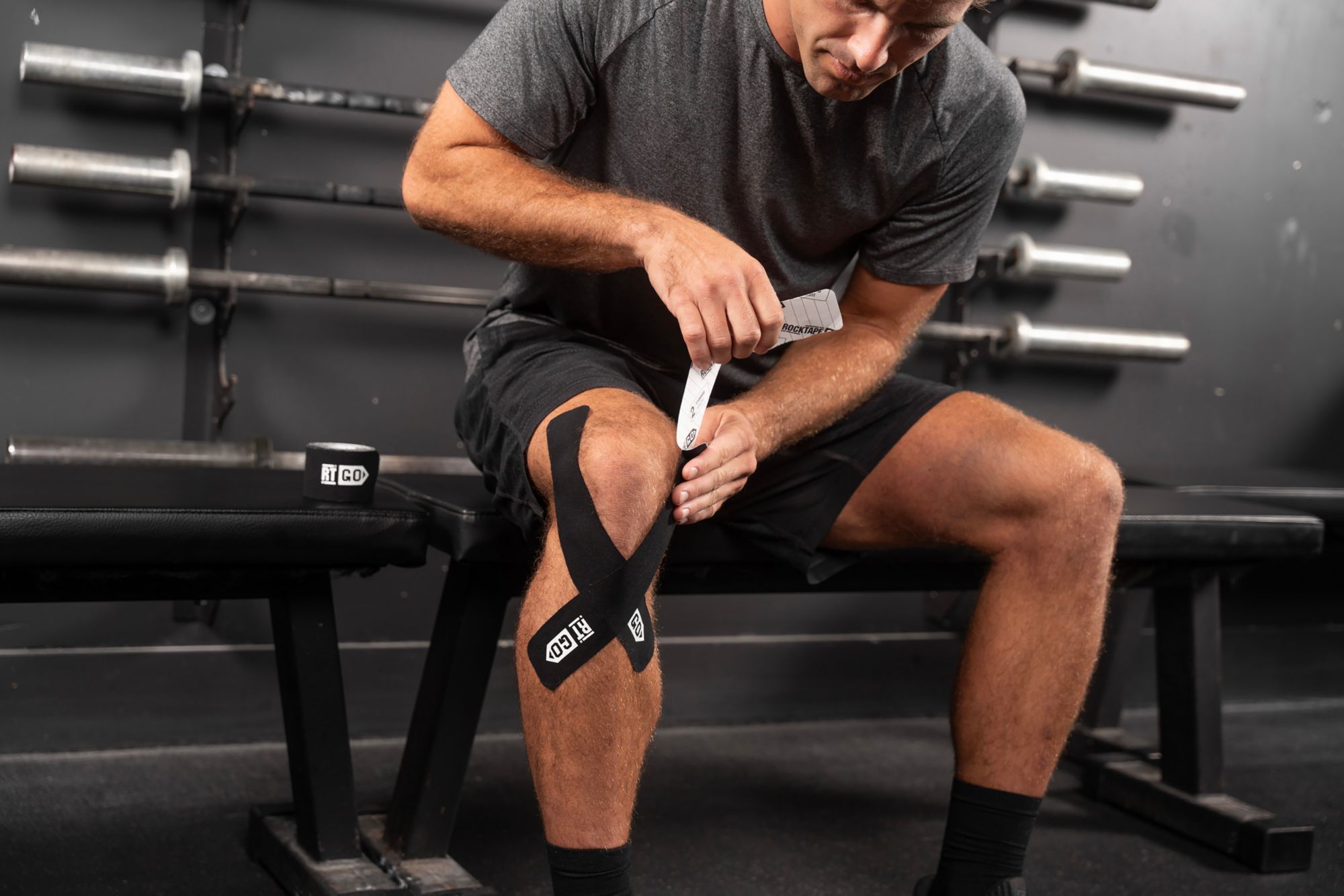 RockTape GO Extra-Sticky Pre-Cut Kinesiology Tape product image