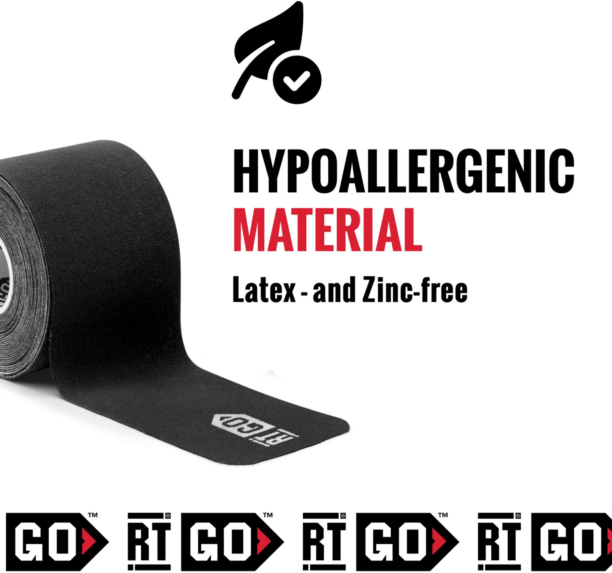 RockTape GO Gentle Adhesive Pre-Cut Kinesiology Tape product image