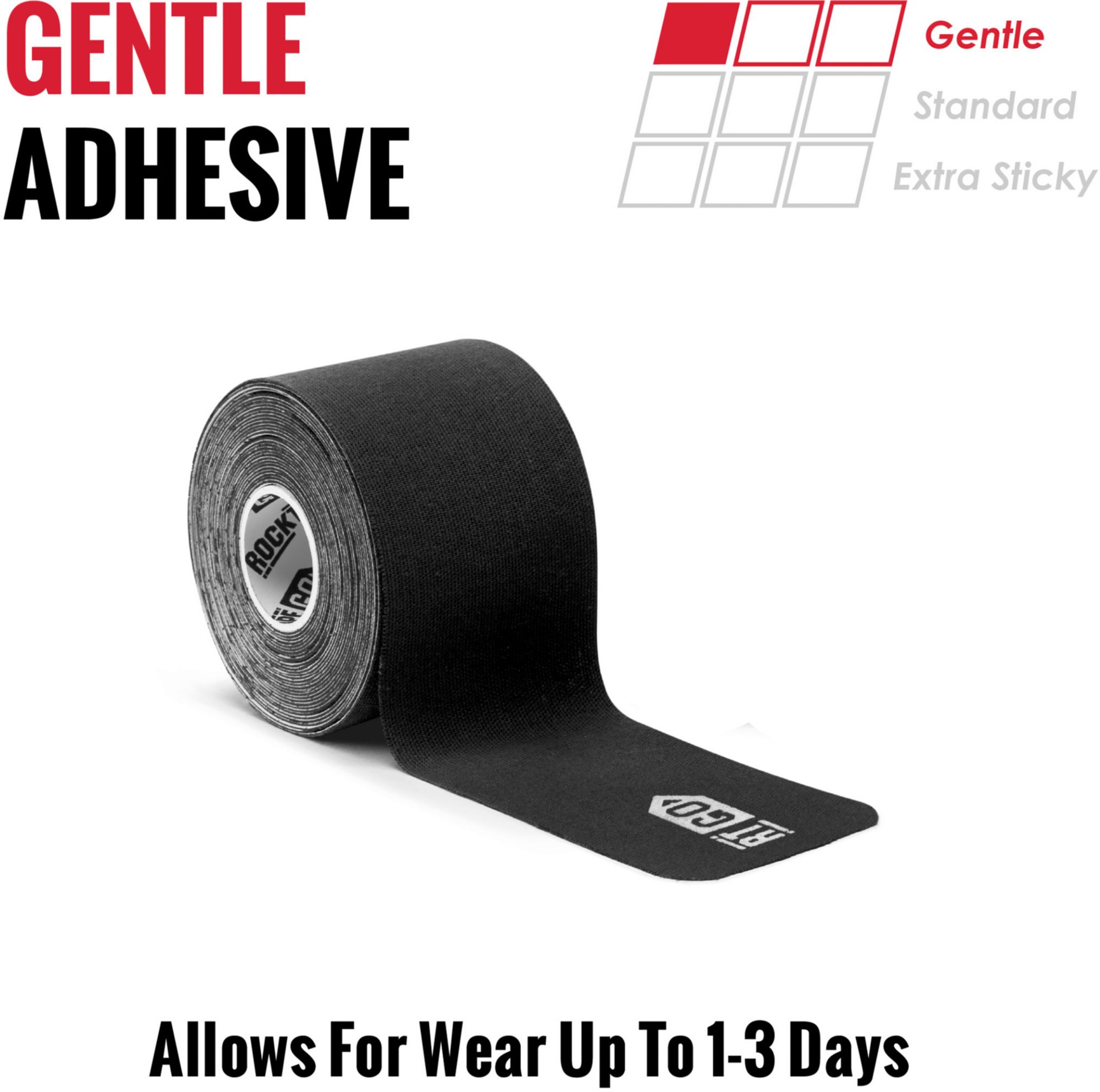 RockTape GO Gentle Adhesive Pre-Cut Kinesiology Tape product image