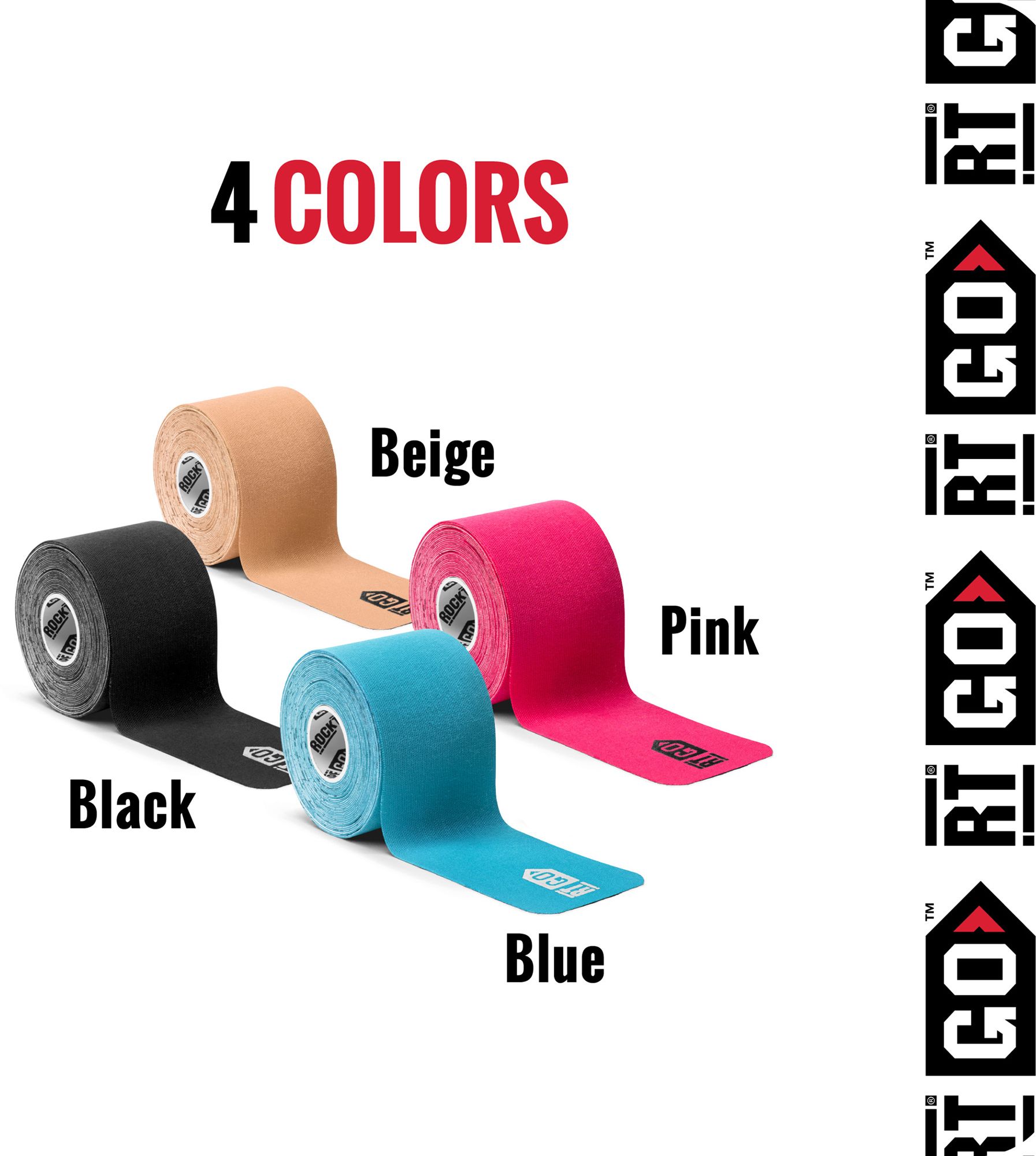 RockTape GO Gentle Adhesive Pre-Cut Kinesiology Tape product image
