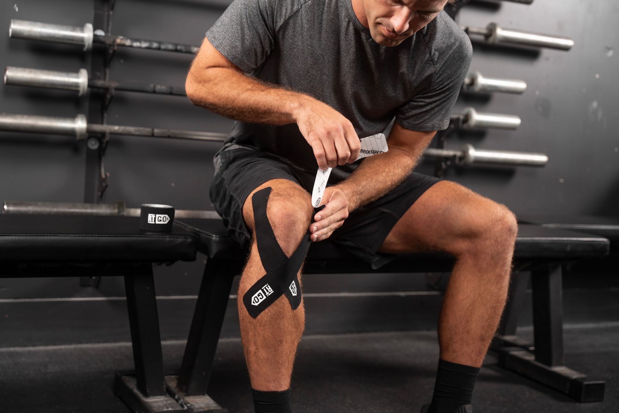 RockTape GO Standard Adhesive Pre-Cut Kinesiology Tape product image