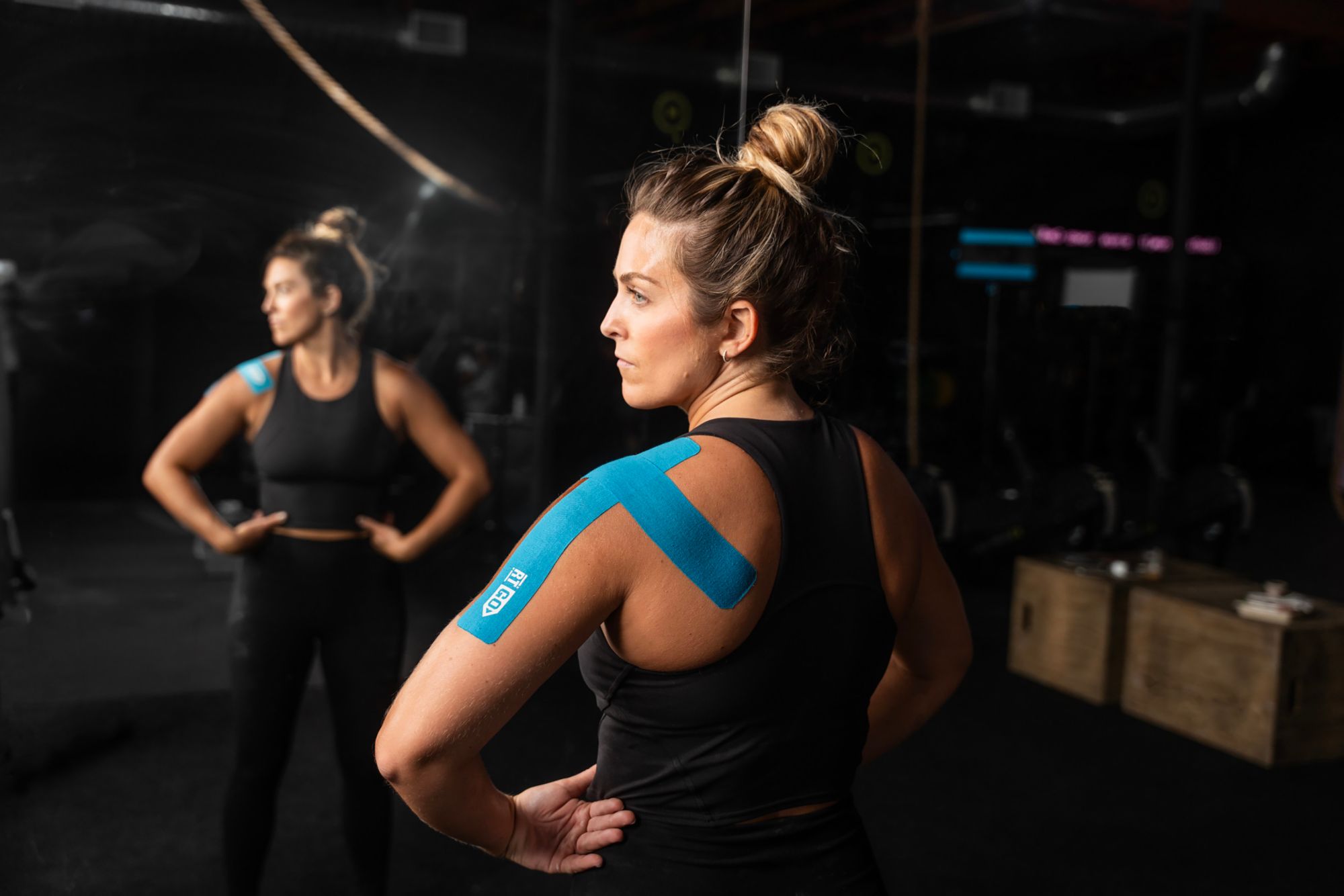 RockTape GO Standard Adhesive Pre-Cut Kinesiology Tape product image