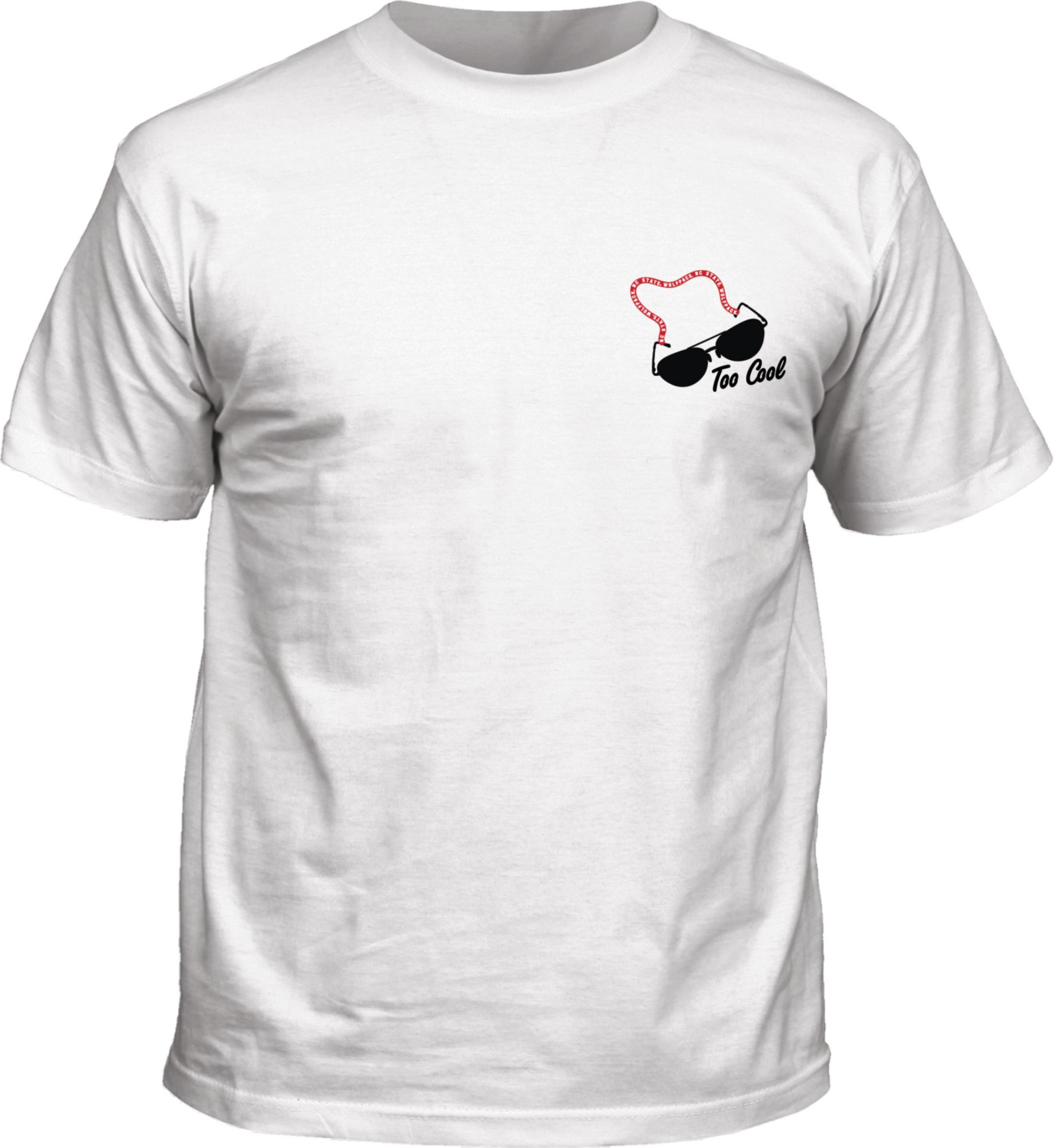 New World Graphics Men's NC State Wolfpack Too Cool White T-Shirt product image