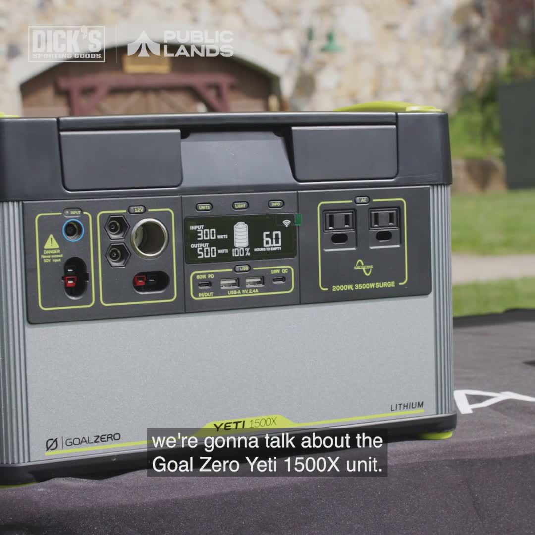Goal Zero YETI 1500X Power Station product