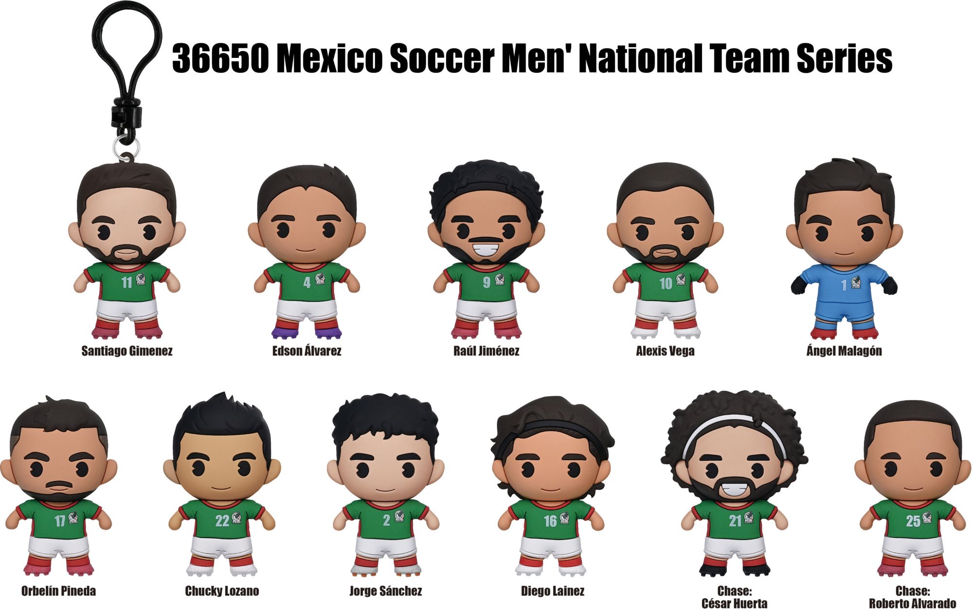 Big Time Toys Mexico Team Bag Clips product image