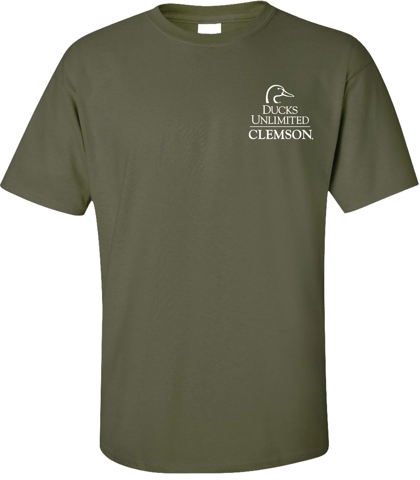 New World Graphics Men's Clemson Tigers Green Ducks Unlimited Graphic T-Shirt product image