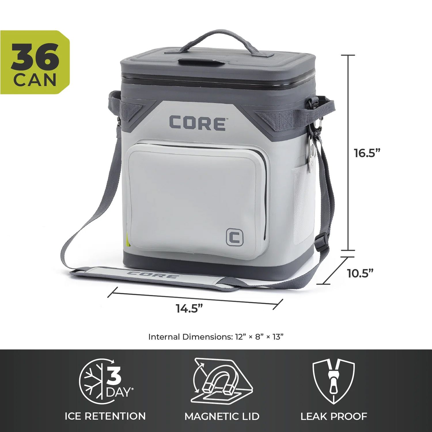 CORE Equipment CLIMAKEEP Magnetic 36-Can Soft Cooler product image