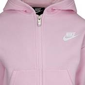 Nike Little Girls' Club Fleece High-Low Full-Zip Hoodie product image
