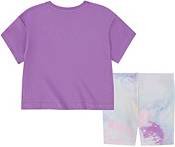 Nike Little Girls' Icy Dye Box T-Shirt And Short Set product image