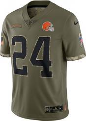 Nike Men's Cleveland Browns Nick Chubb #24 Salute to Service Olive Limited Jersey product image