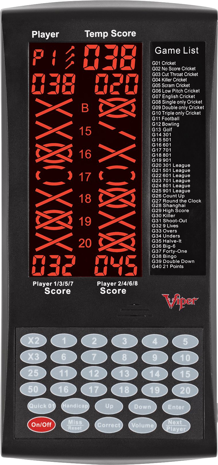 Viper Proscore Electronic Scorekeeper