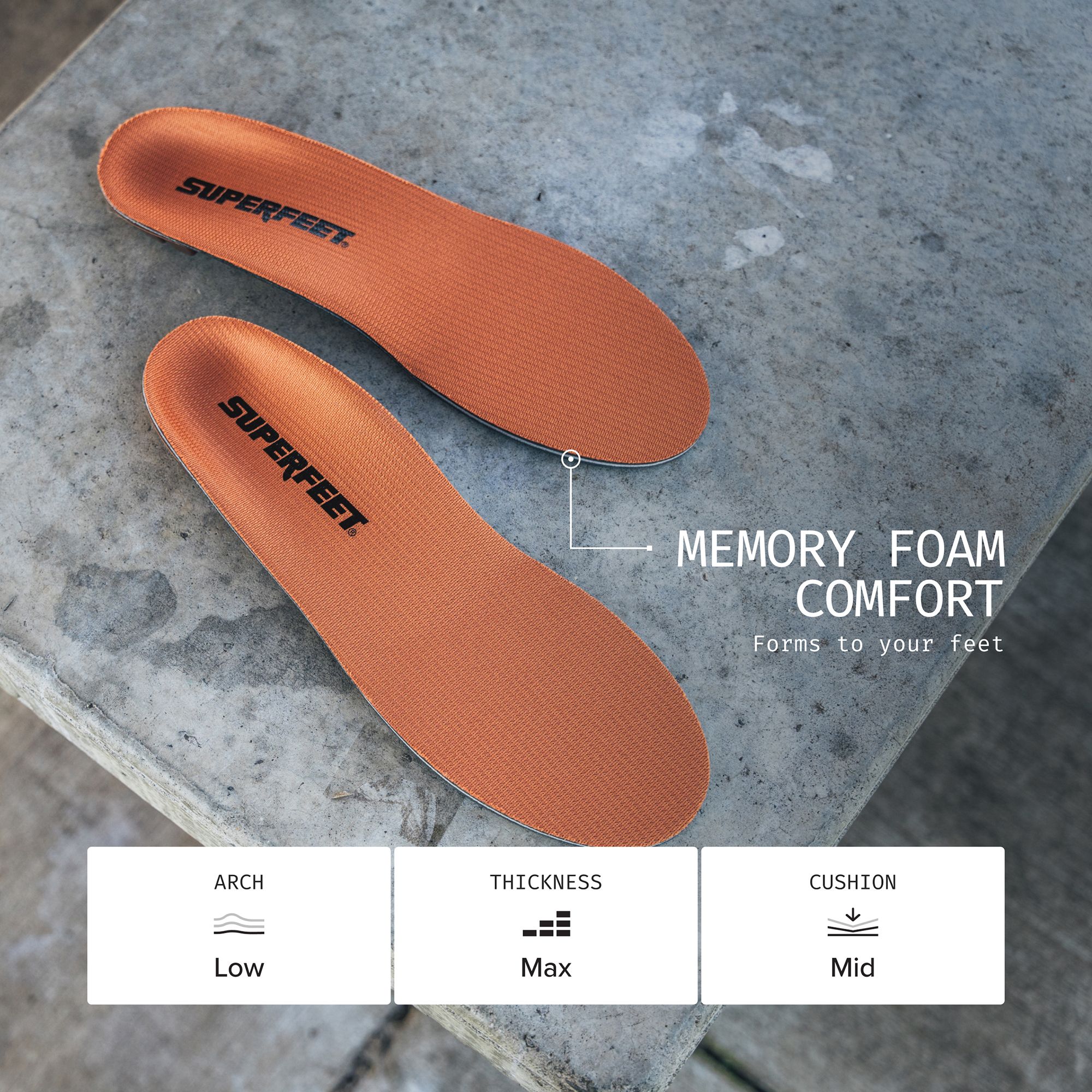 Superfeet All-Purpose Memory Foam Support product image