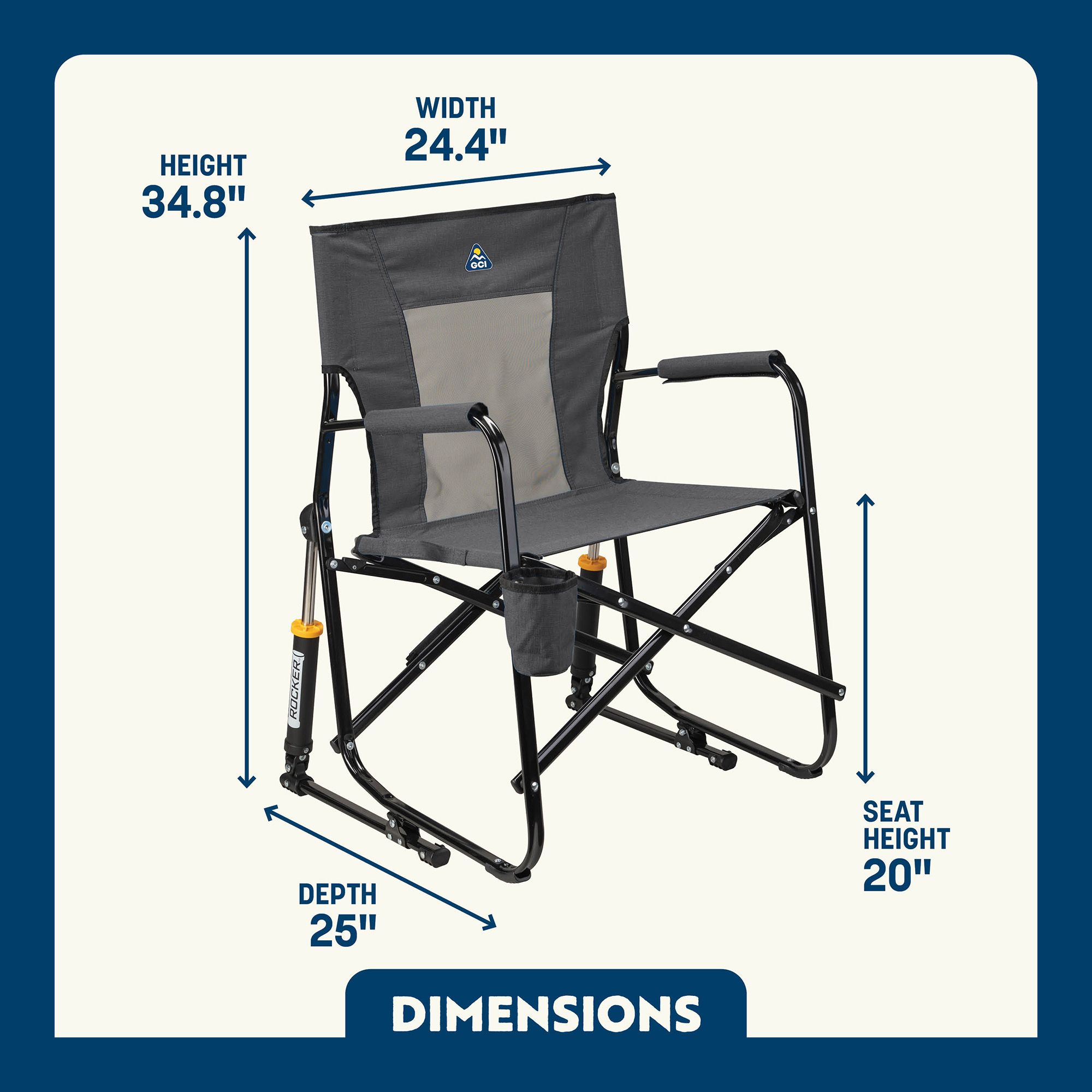GCI Outdoor Freestyle Rocker Mesh Chair product image