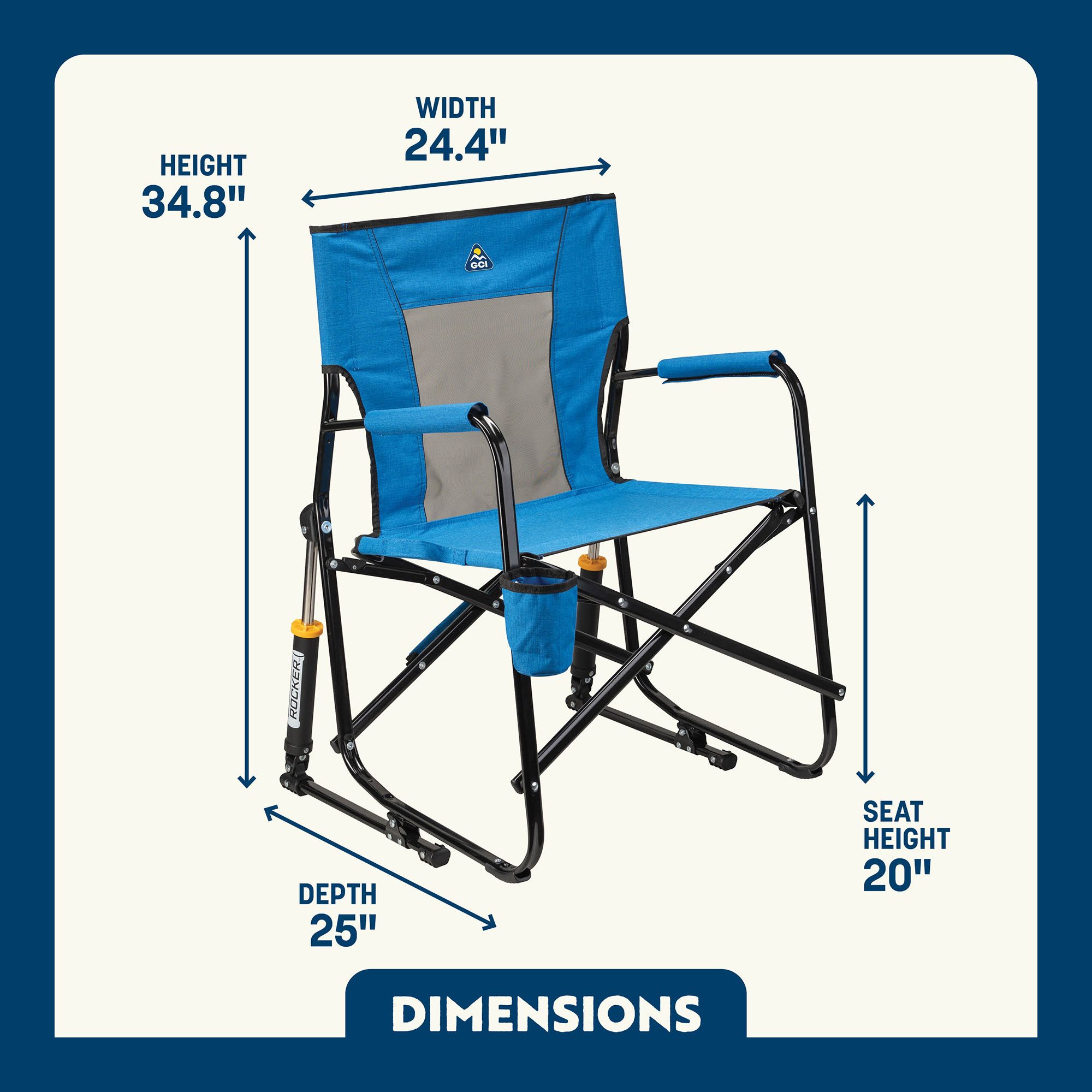 GCI Outdoor Freestyle Rocker Mesh Chair product image