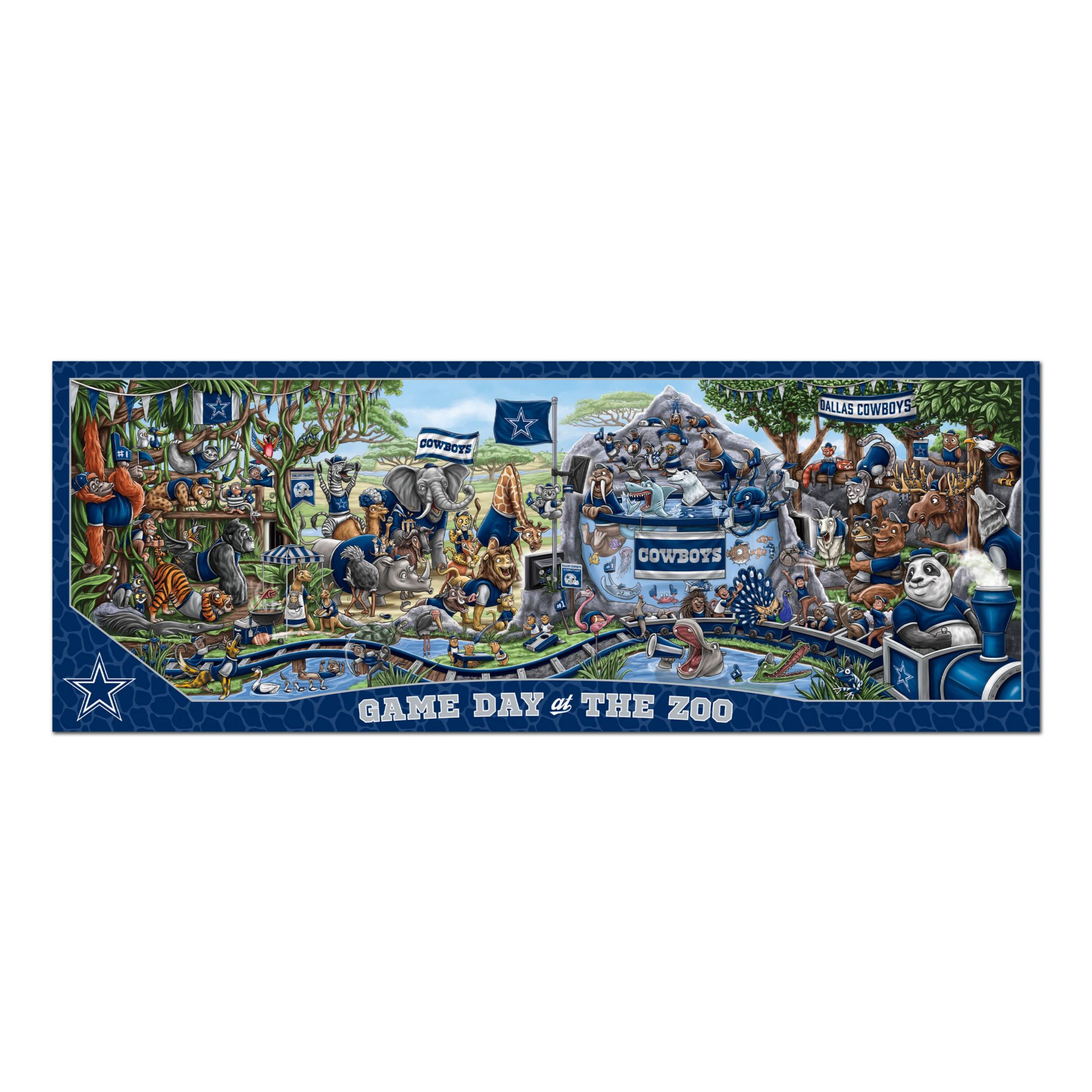 YouTheFan Dallas Cowboys Game Day Zoo Puzzle product image