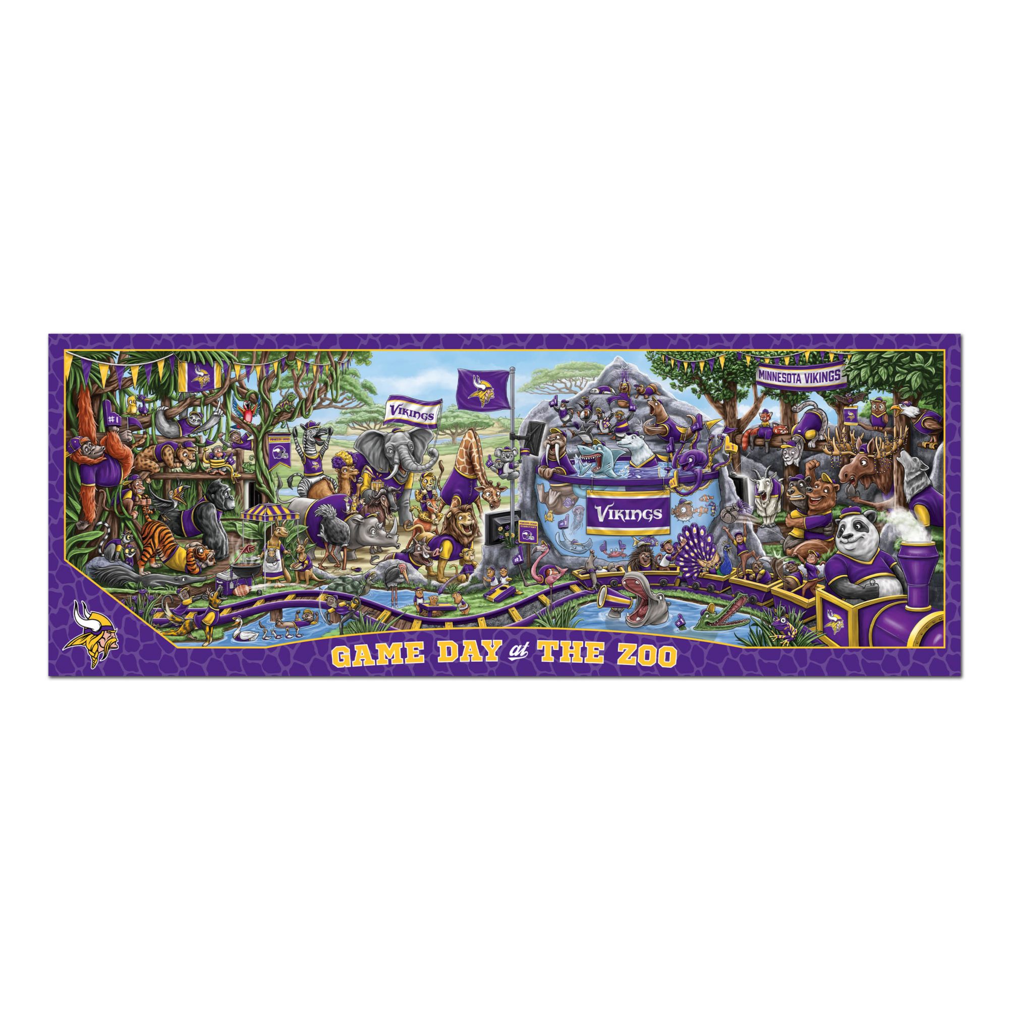YouTheFan Minnesota Vikings Game Day Zoo Puzzle Dick's Sporting Goods