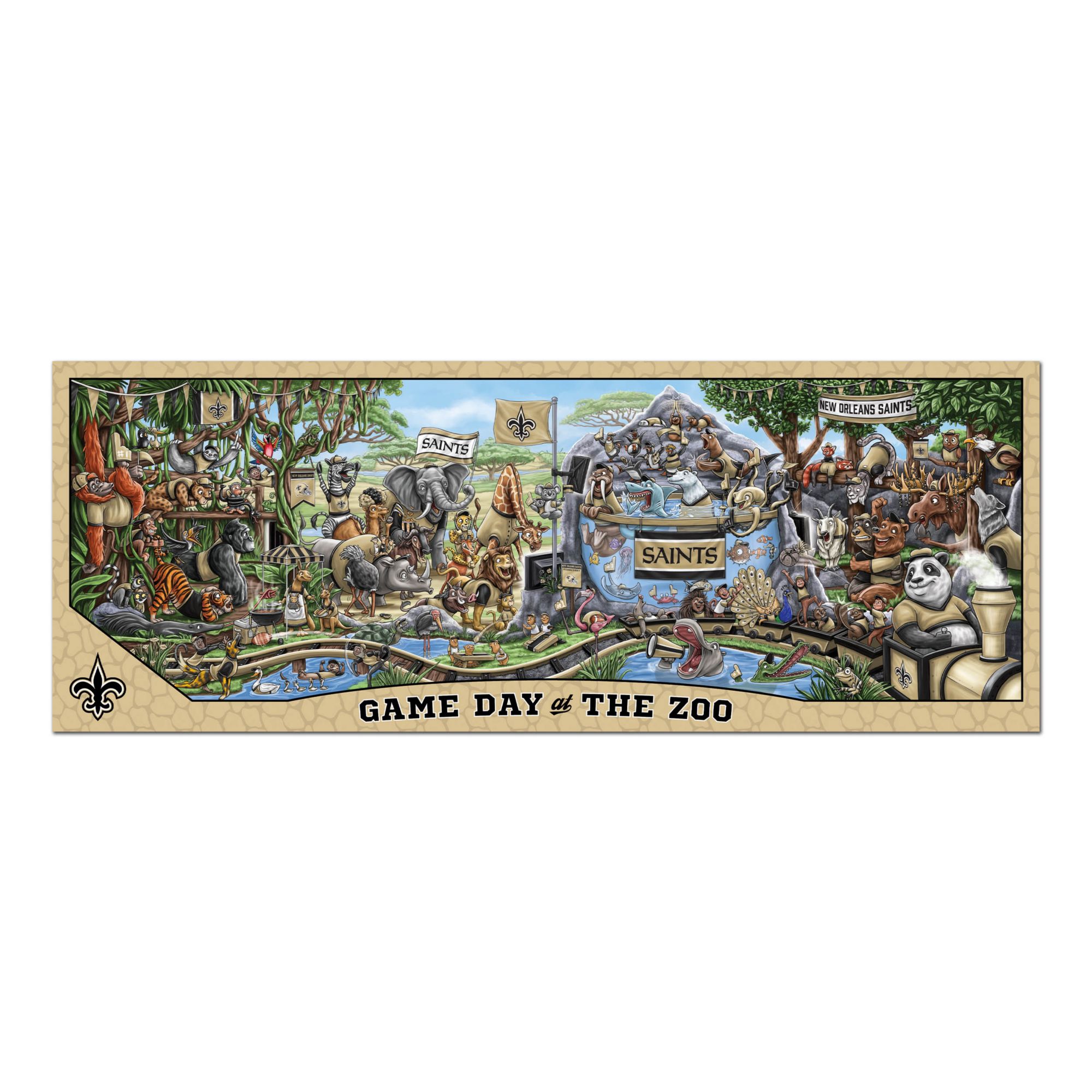 YouTheFan New Orleans Saints Game Day Zoo Puzzle product image