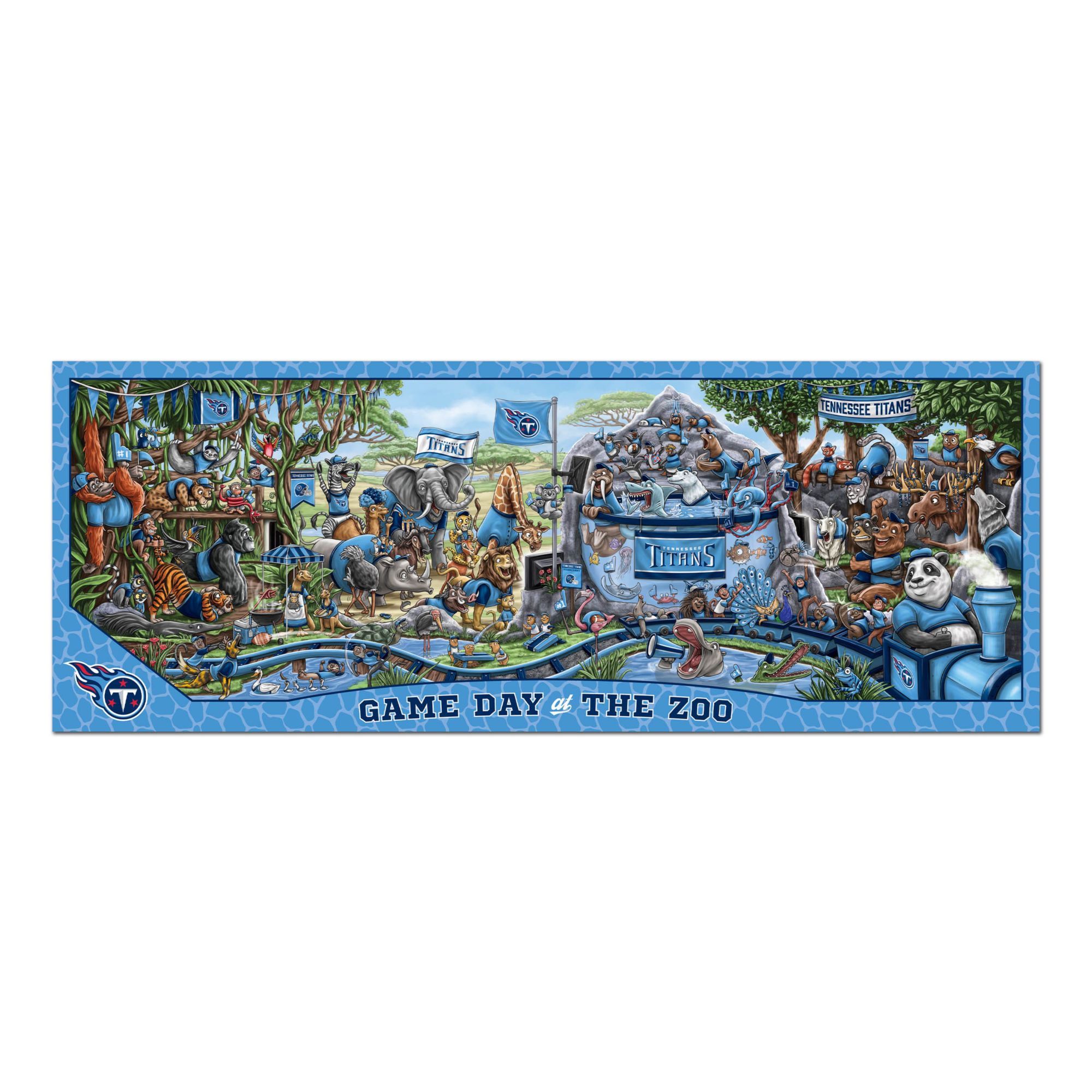 YouTheFan Tennessee Titans Game Day Zoo Puzzle product image