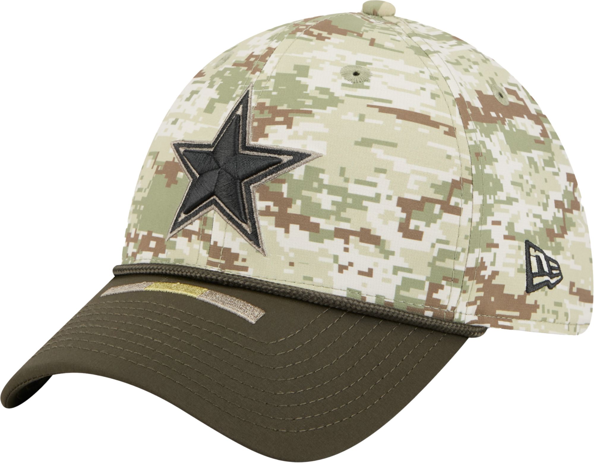 New Era Adult Dallas Cowboys Camo Salute To Service 2025 39Thirty Stretch Fit Hat product image