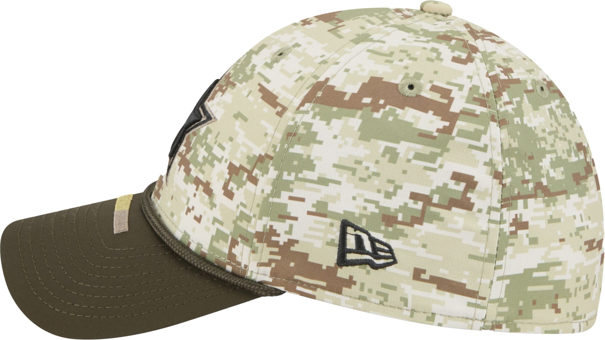 New Era Adult Dallas Cowboys Camo Salute To Service 2025 39Thirty Stretch Fit Hat product image