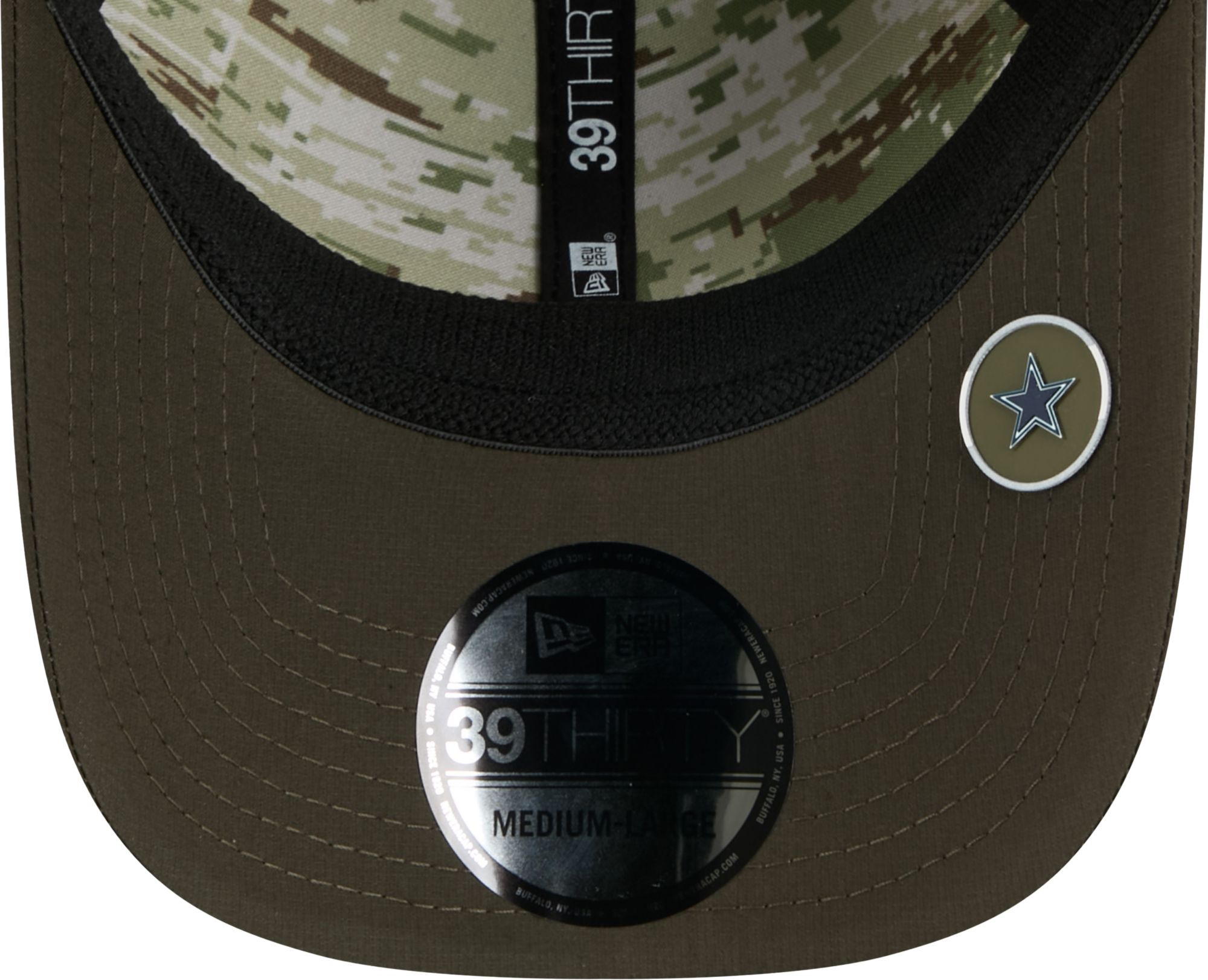 New Era Adult Dallas Cowboys Moss Salute To Service 2025 39Thirty Stretch Fit Hat product image