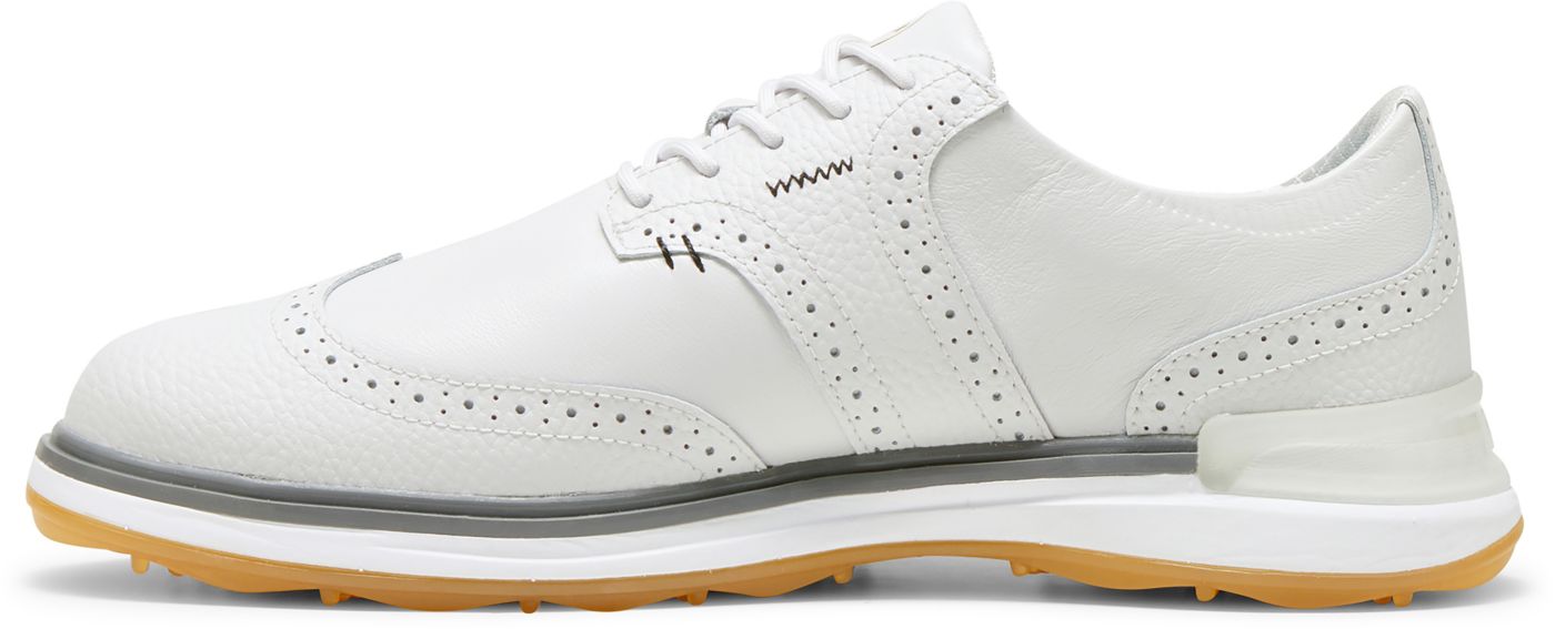 Puma Men s Avant Wingtip Golf Shoes Feather Gray Slate Gray 10.5
