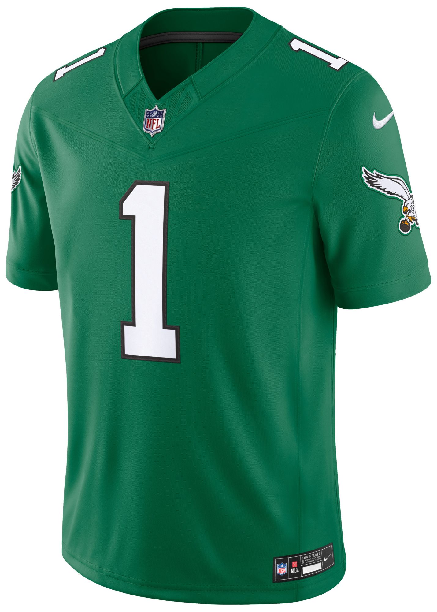 Nike Men's Philadelphia Eagles Green Jalen Hurts #1 Alternate Limited Jersey product image