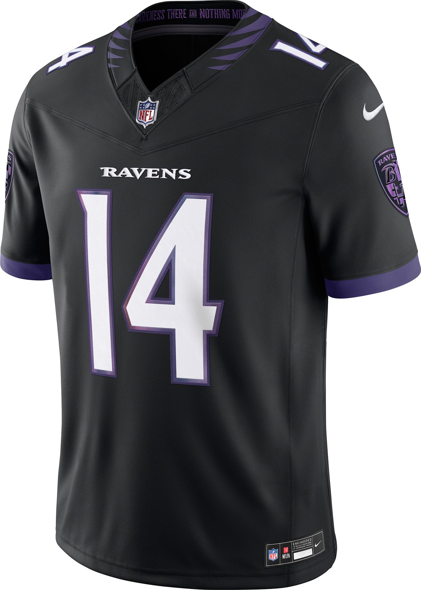 Nike Men's Baltimore Ravens Kyle Hamilton #14 Black Alternate Limited Jersey product image