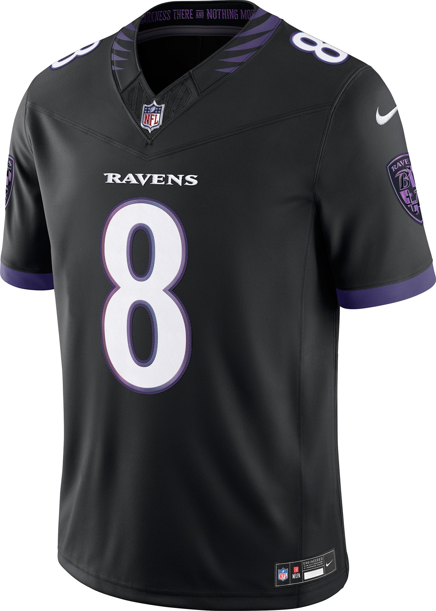 Nike Men's Baltimore Ravens Lamar Jackson #8 Black Alternate Limited Jersey product image