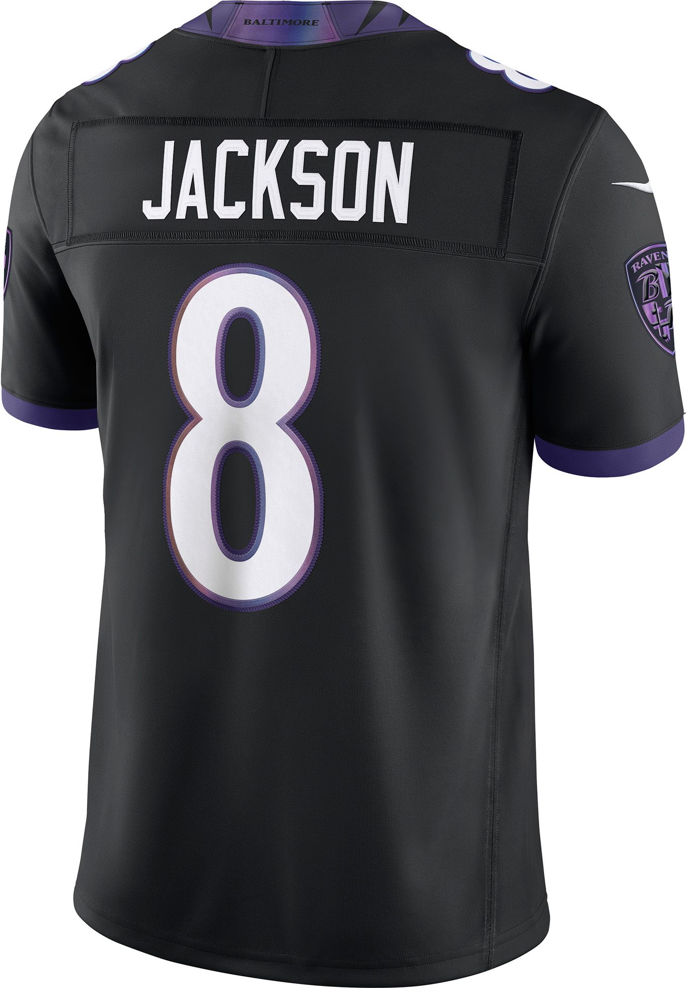 Nike Men's Baltimore Ravens Lamar Jackson #8 Black Alternate Limited Jersey product image