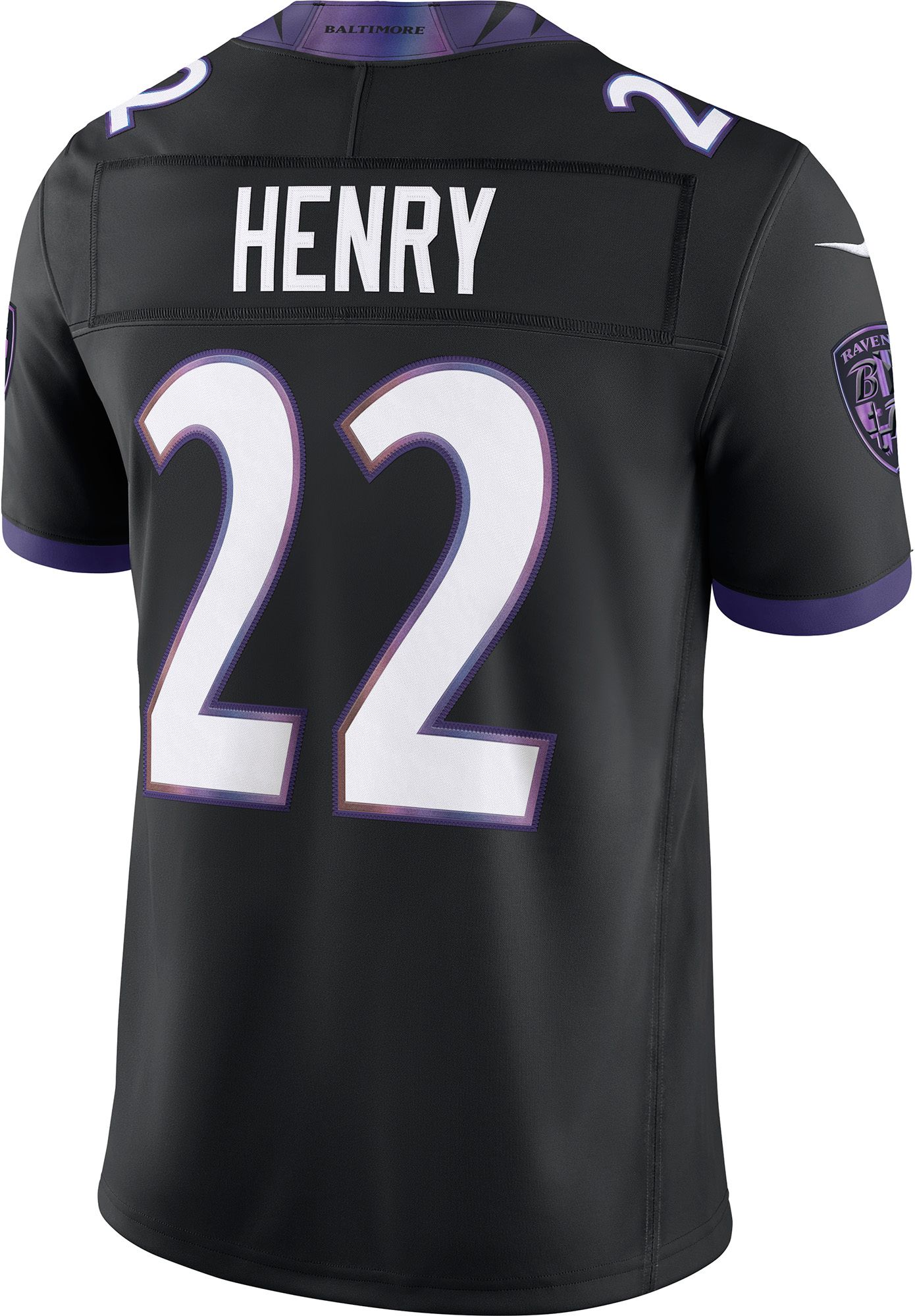 Nike Men's Baltimore Ravens Derrick Henry #22 Black Alternate Limited Jersey product image