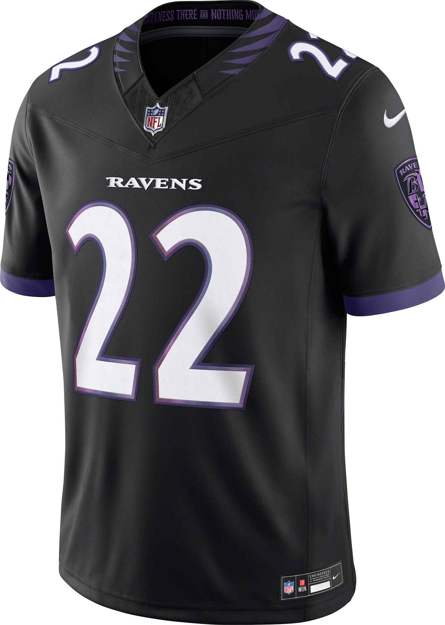 Nike Men's Baltimore Ravens Derrick Henry #22 Black Alternate Limited Jersey product image