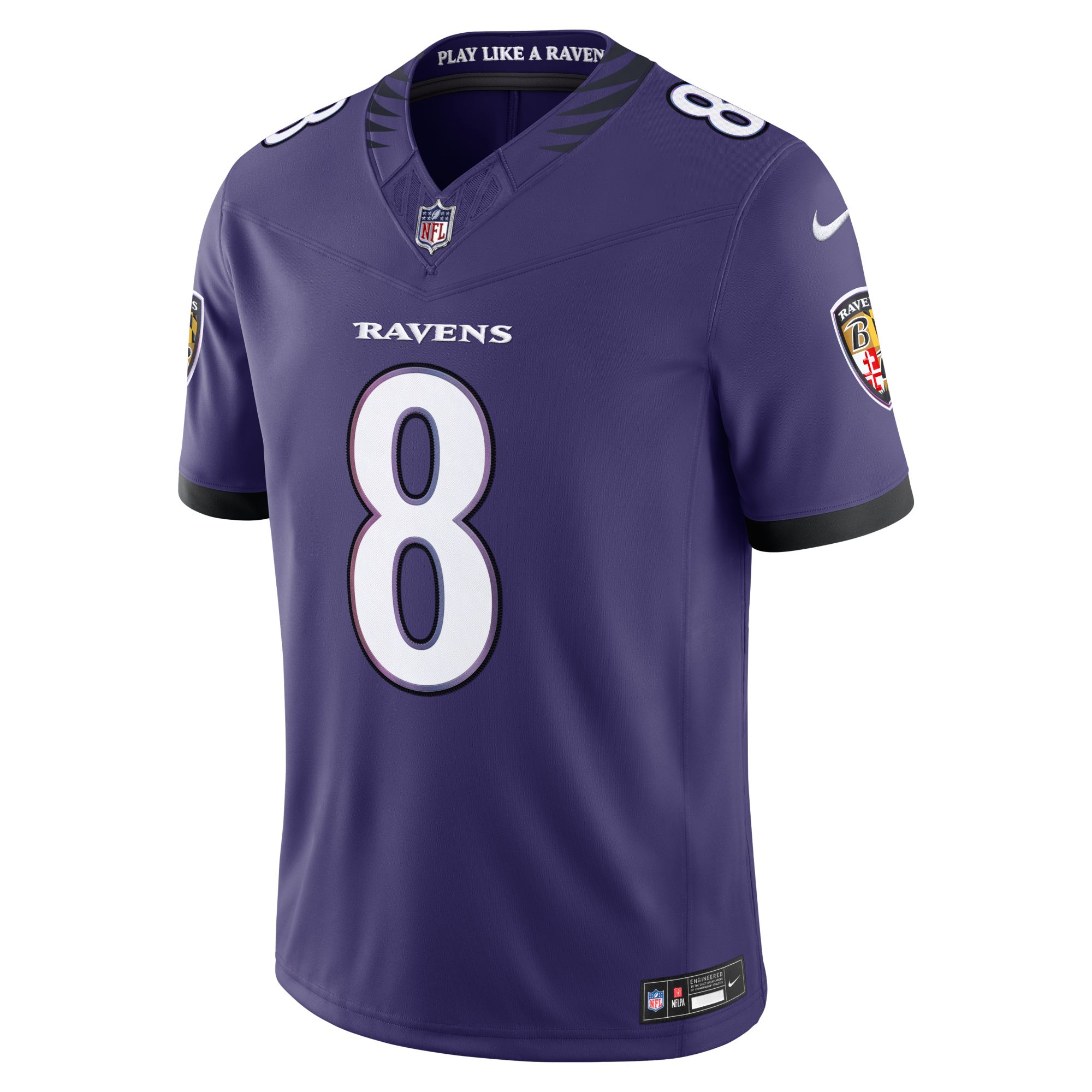 Nike Men's Baltimore Ravens Lamar Jackson #8 Purple Home Limited Jersey product image