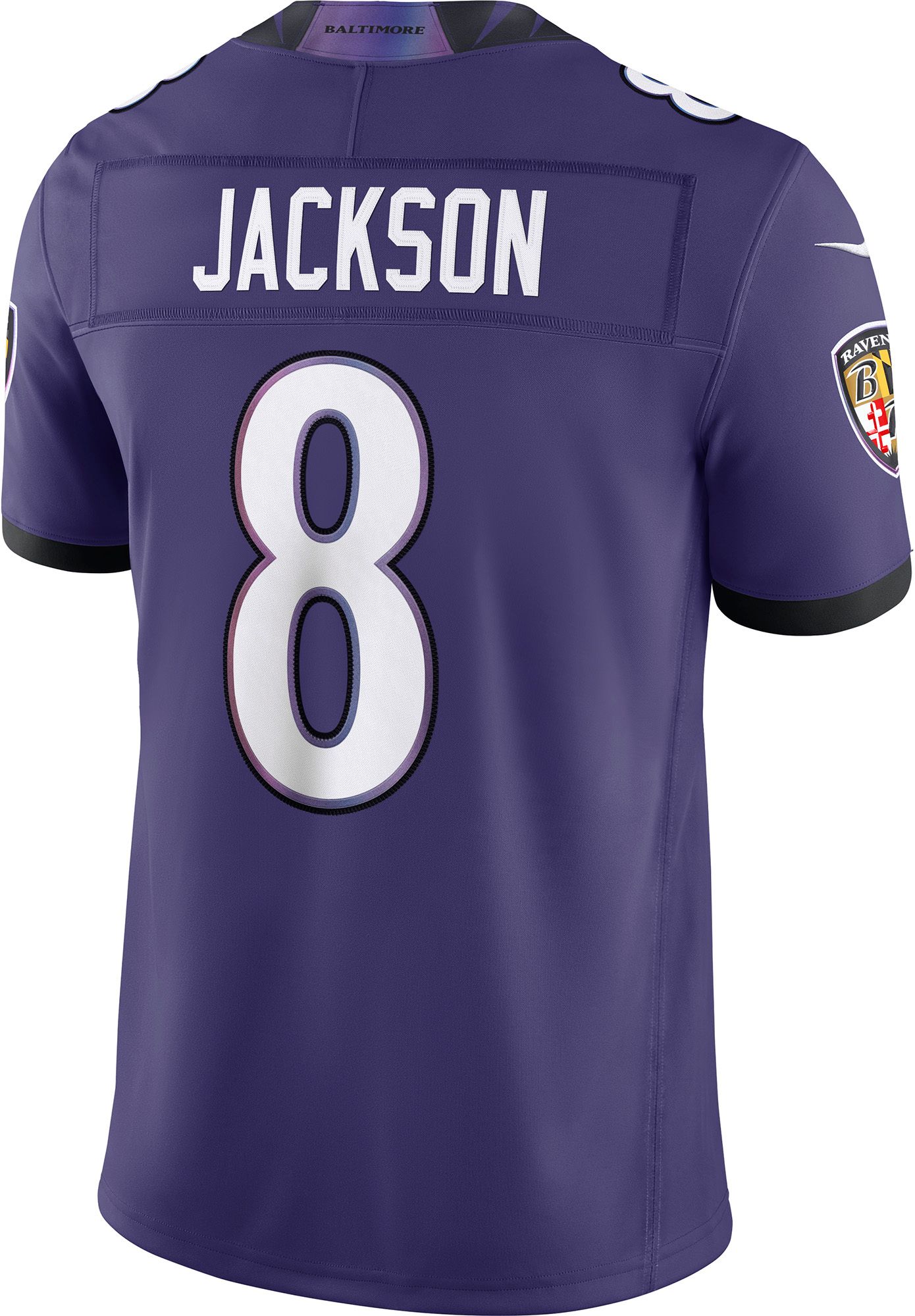 Nike Men's Baltimore Ravens Lamar Jackson #8 Purple Home Limited Jersey product image