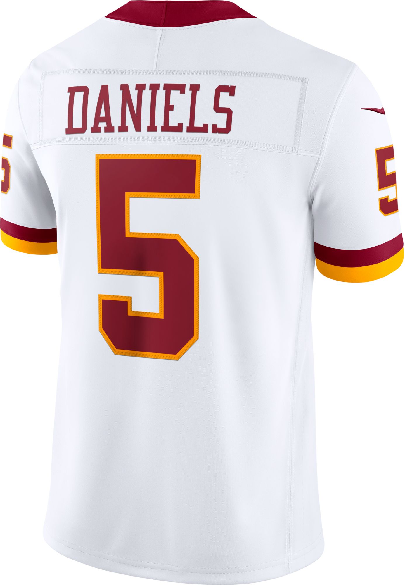 Nike Men's Washington Commanders Jayden Daniels #5 Road White Limited Jersey product image
