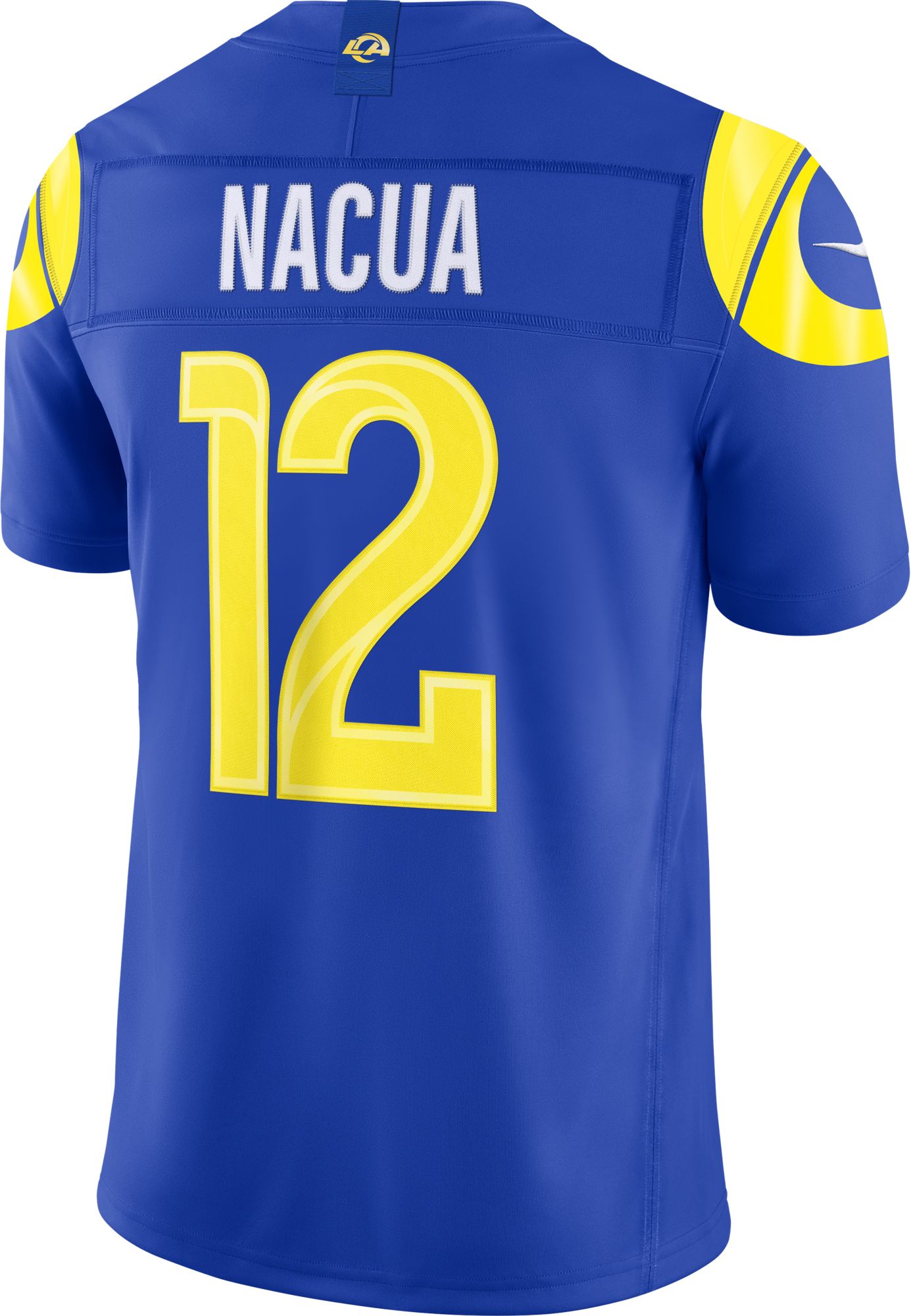 Nike Men's Los Angeles Rams Hyper Royal Puka Nacua #12 Home Limited Jersey product image