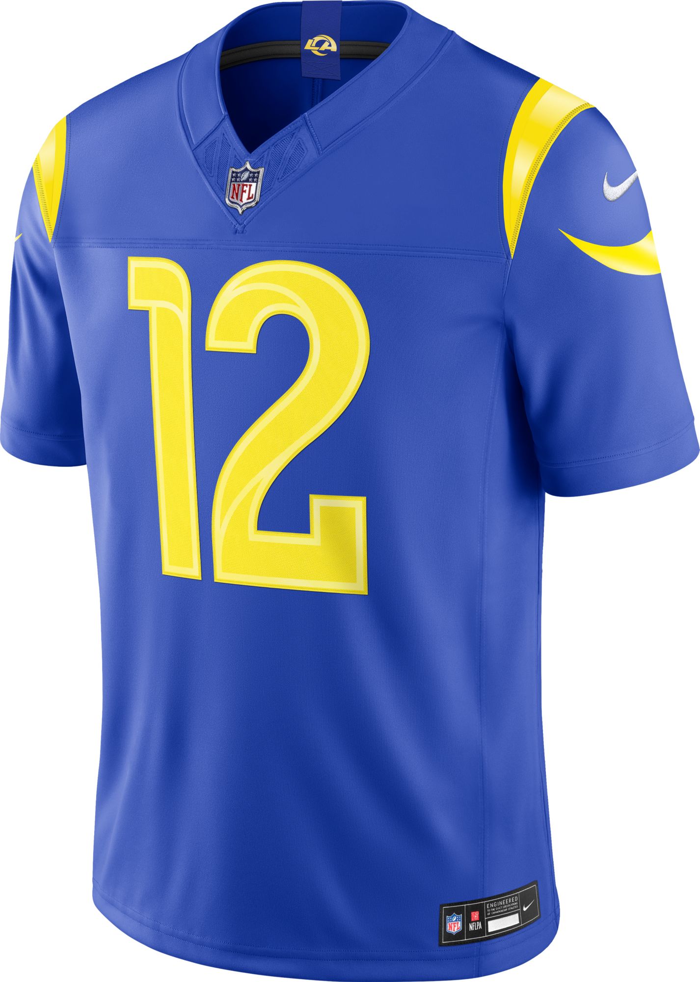Nike Men's Los Angeles Rams Hyper Royal Puka Nacua #12 Home Limited Jersey product image