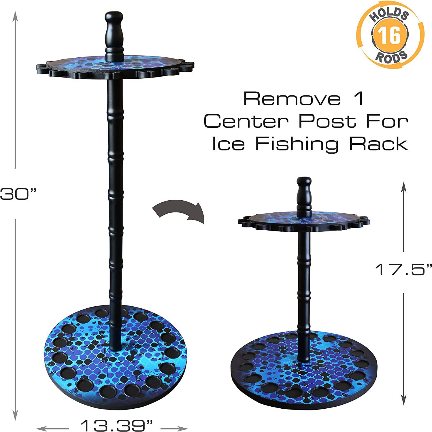 Rush Creek 16 Round Rod Rack product image