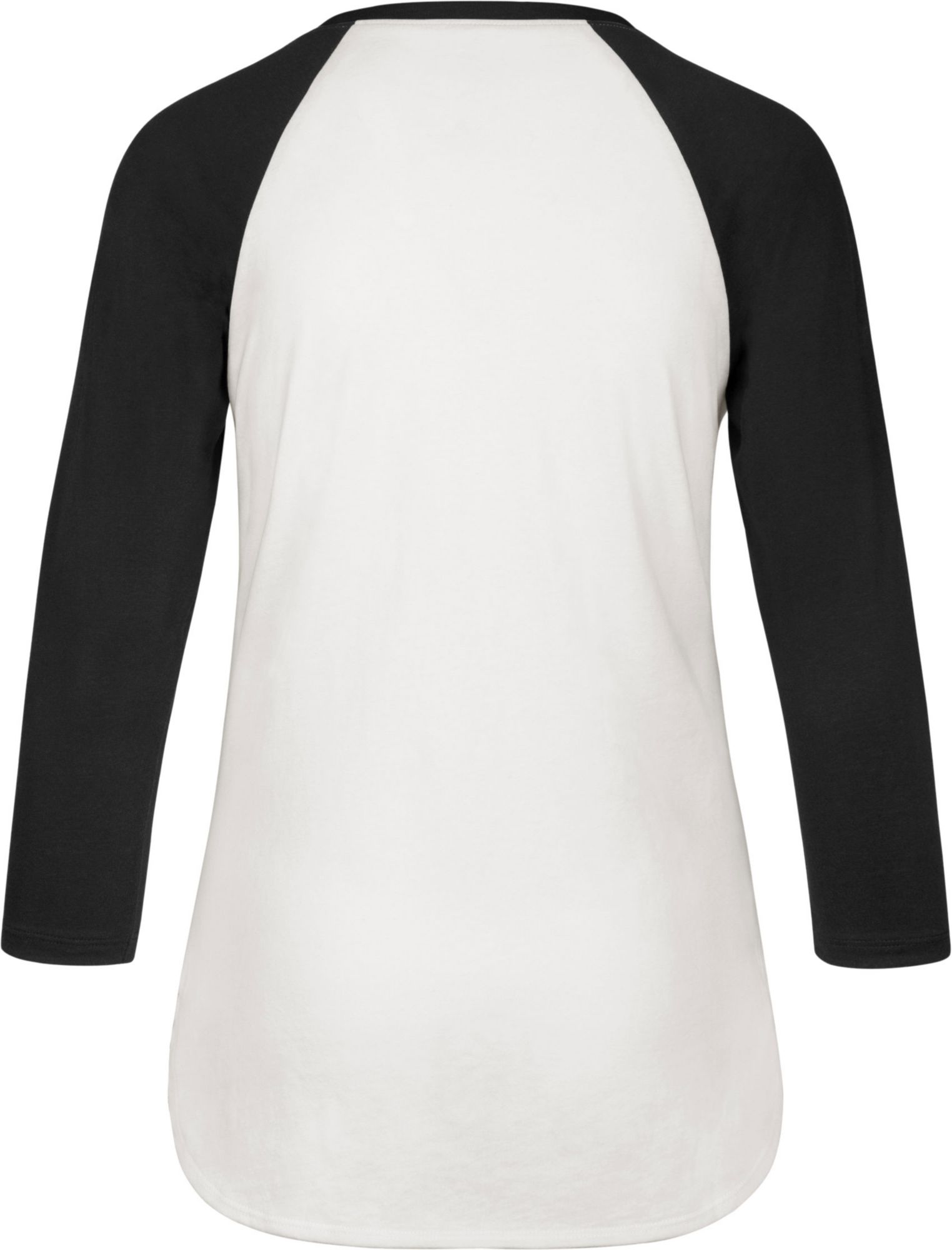 ‘47 Women's Chicago White Sox Black Splitter Raglan Three-Quarter Sleeve T-Shirt product image