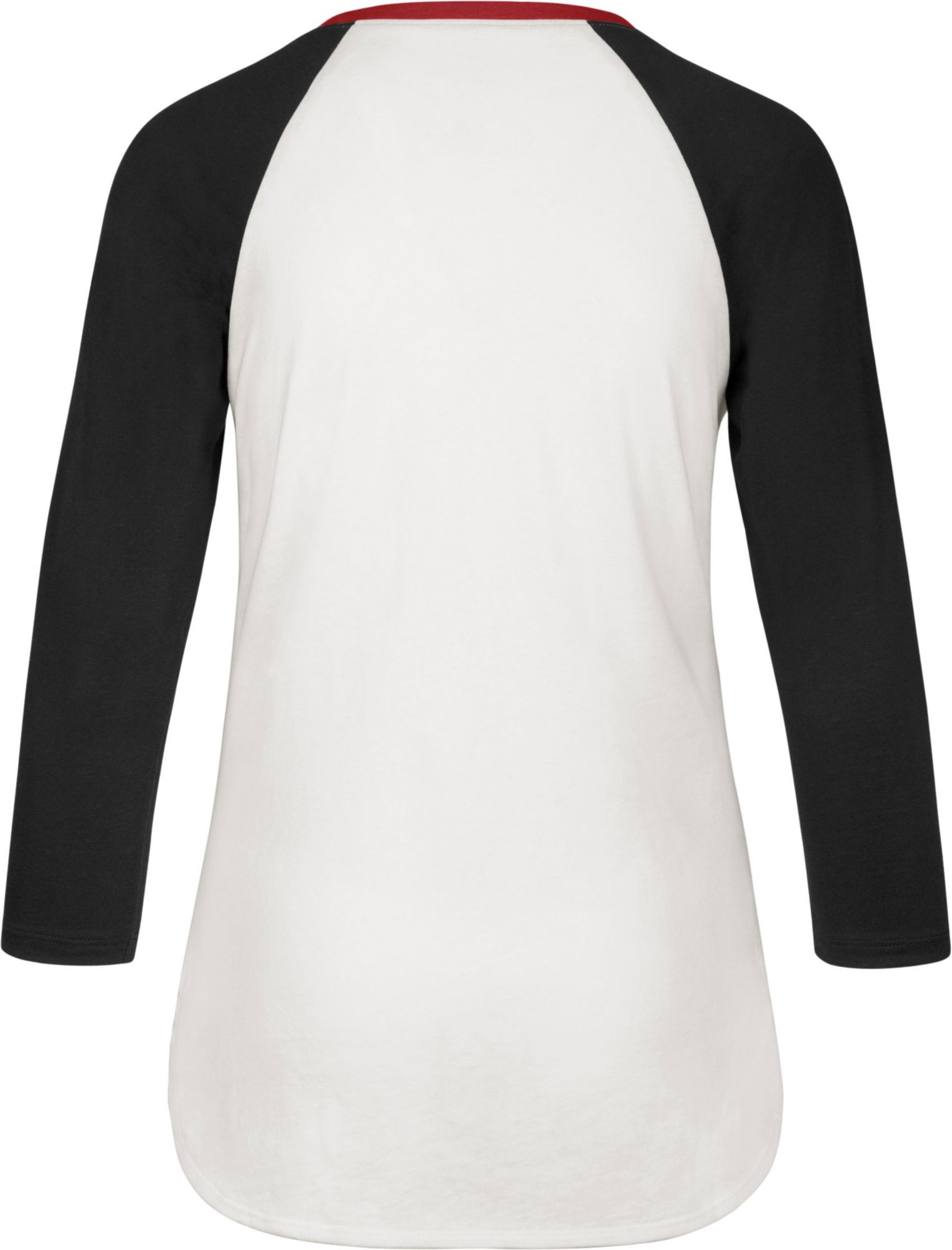 ‘47 Women's Cincinnati Reds Red Splitter Raglan Three-Quarter Sleeve T-Shirt product image