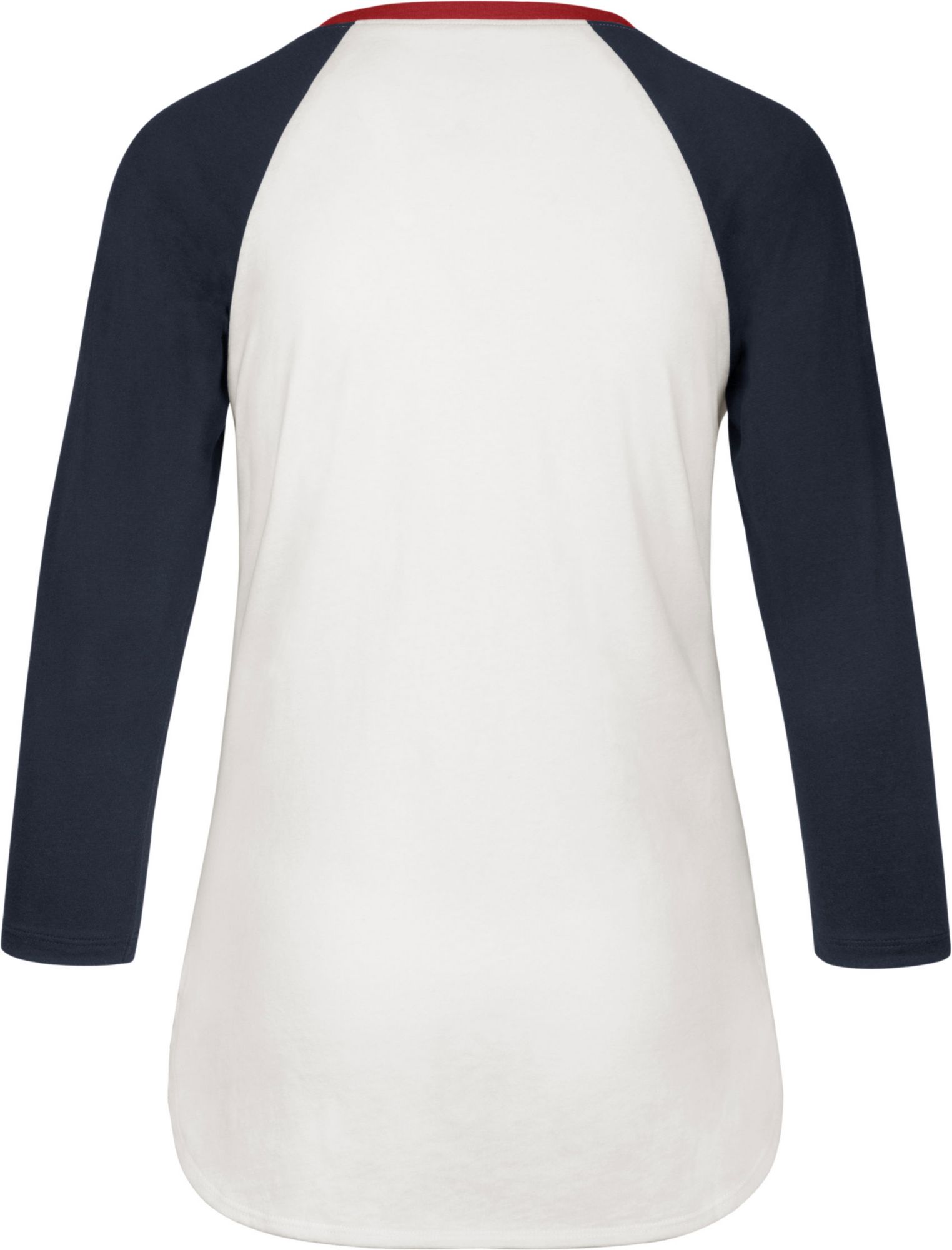 ‘47 Women's Washington Nationals Red Splitter Raglan Three-Quarter Sleeve T-Shirt product image