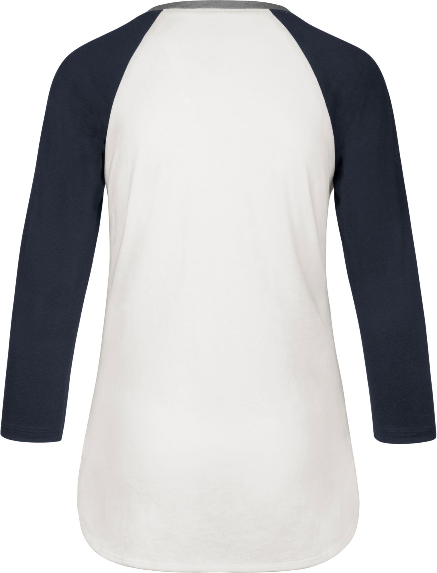 ‘47 Women's Seattle Mariners Navy Splitter Raglan Three-Quarter Sleeve T-Shirt product image
