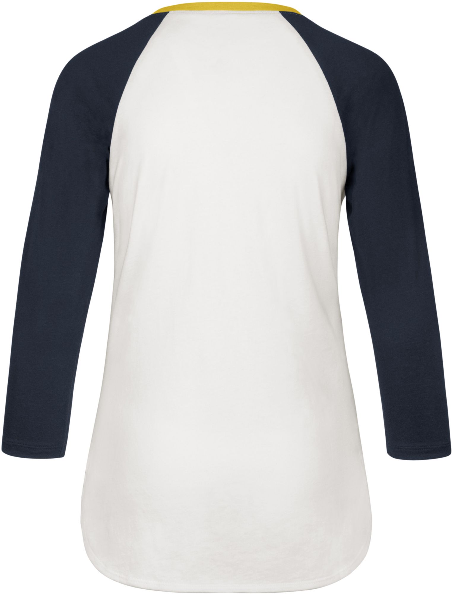 ‘47 Women's Milwaukee Brewers Navy Splitter Raglan Three-Quarter Sleeve T-Shirt product image