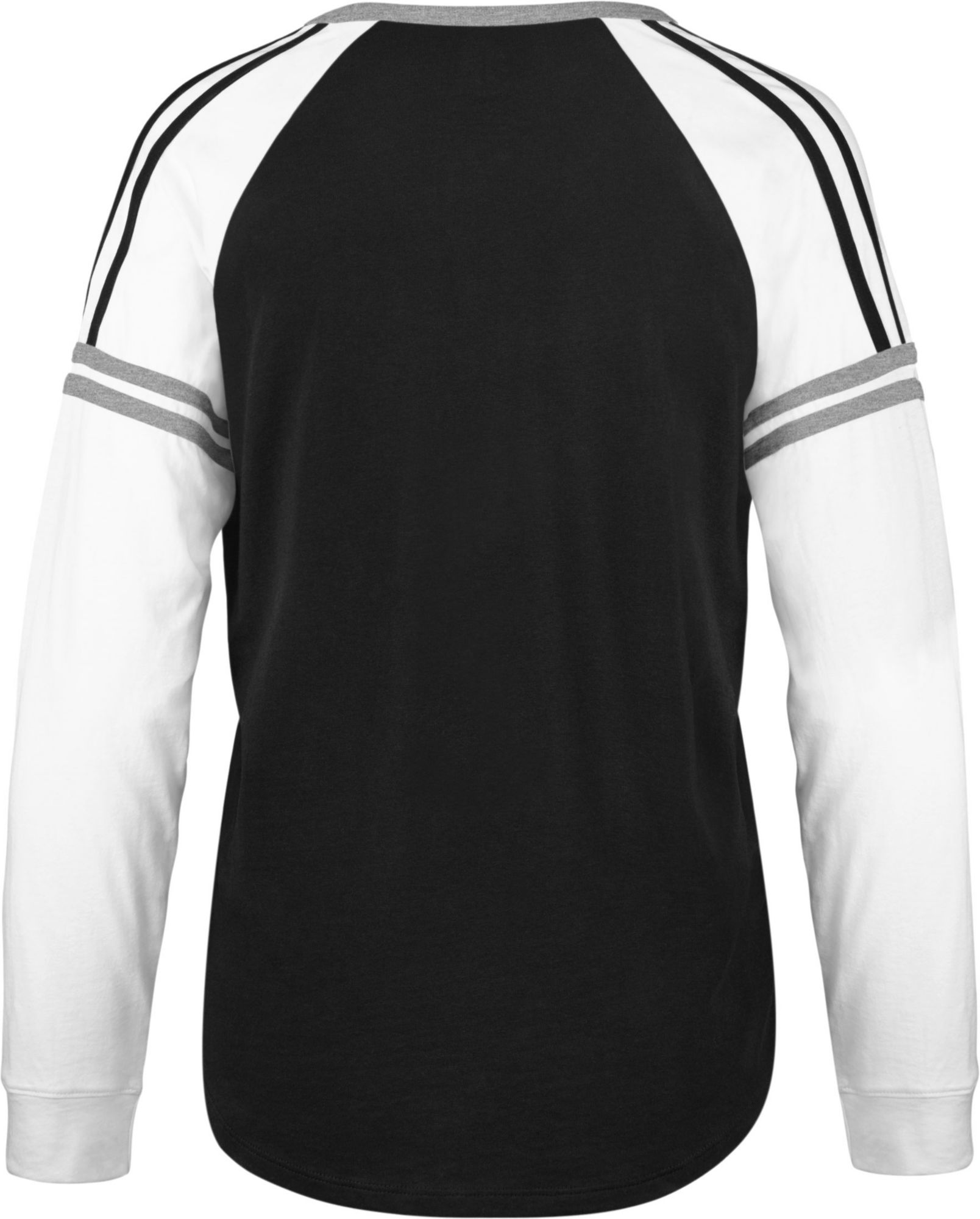 ‘47 Women's Chicago White Sox Black Prime Long Sleeve V-Neck T-Shirt product image
