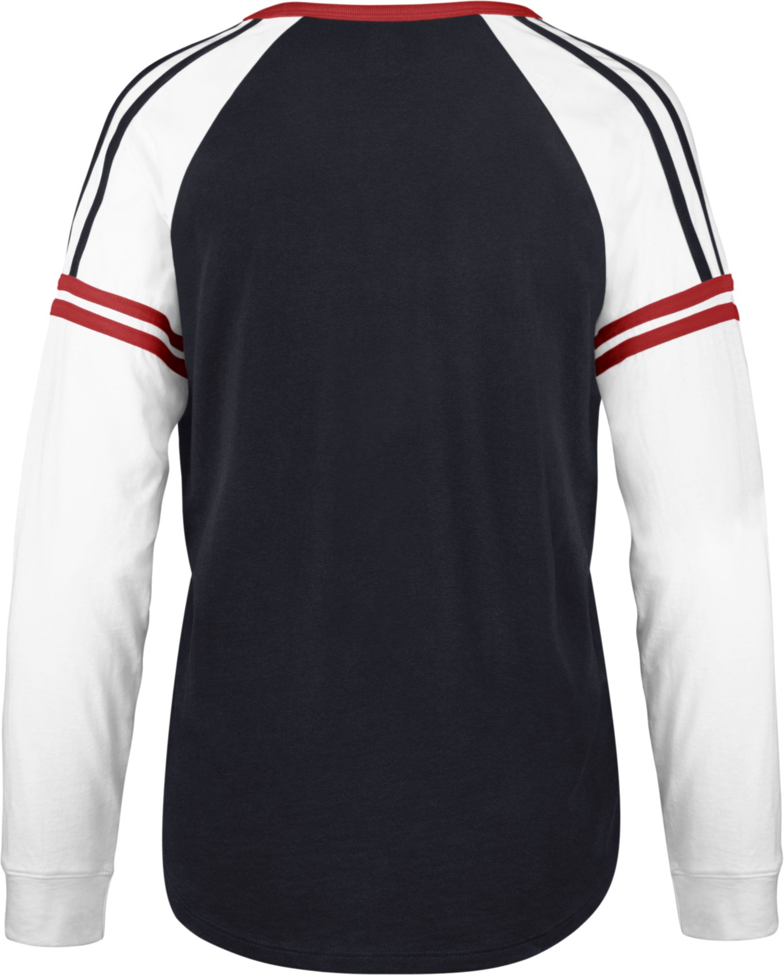 ‘47 Women's St. Louis Cardinals Navy Prime Long Sleeve V-Neck T-Shirt product image