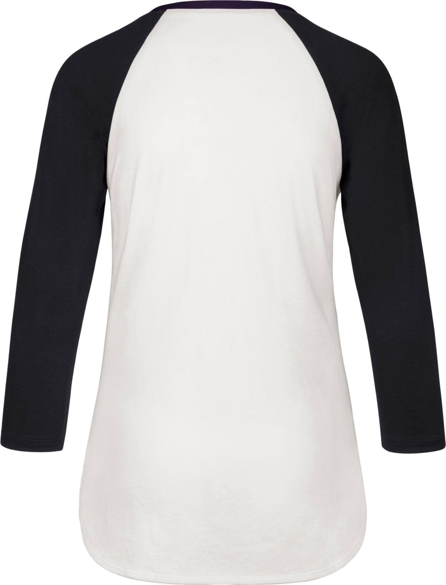 '47 Women's Baltimore Ravens White Long Sleeve Raglan T-Shirt product image