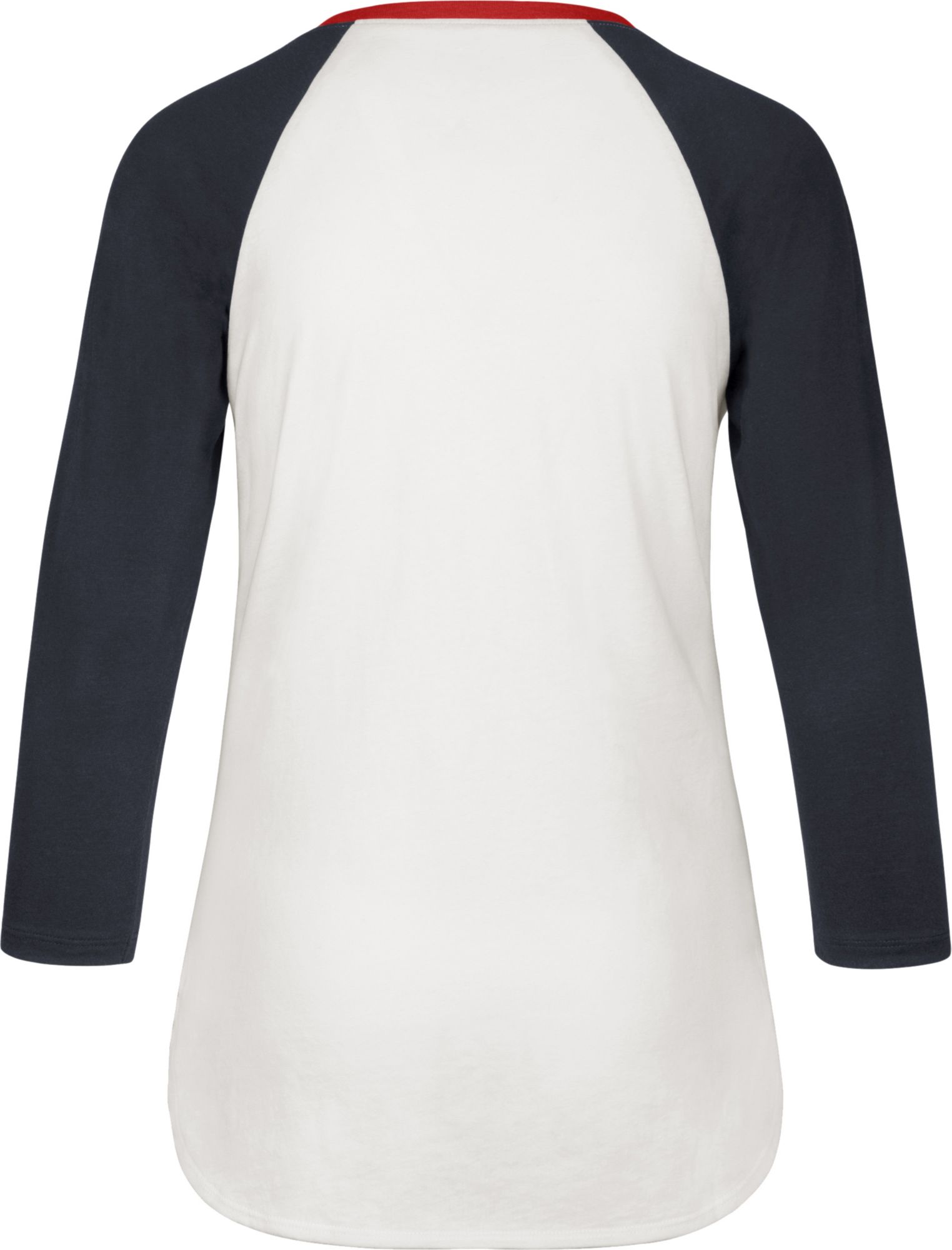'47 Women's Houston Texans White Long Sleeve Raglan T-Shirt product image